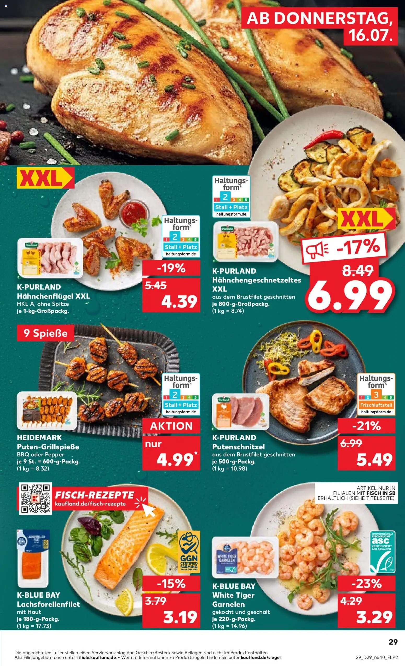 Kaufland Německo leták od 16.07.2026 | Strana: 29 | Produkty: Tiger, Forma