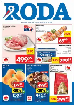 Roda katalog - pregled Roda kataloga - važi od 02.07.2026