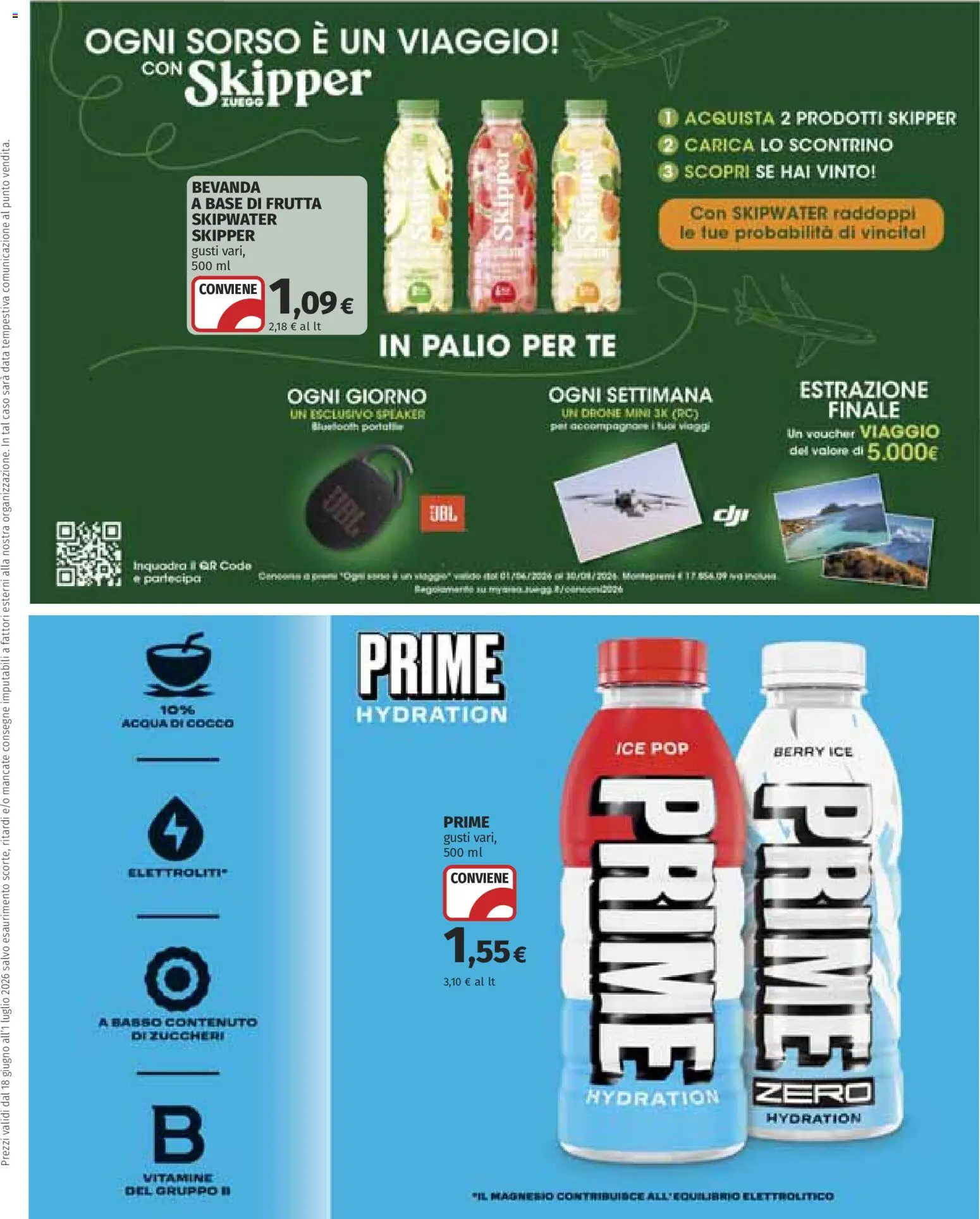 Volantino Ipercoop del 18.06.2026 | Pagina: 45 | Prodotti: Drone, Tè, Frutta, Cocco