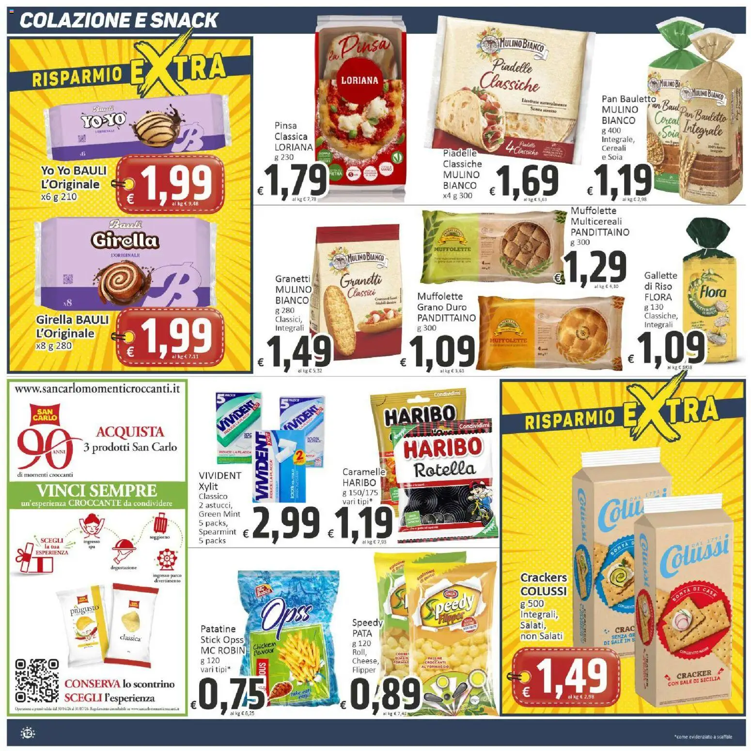 Volantino Paghi Poco del 08.05.2026 | Pagina: 12 | Prodotti: Riso, Caramelle, Sale, Gallette