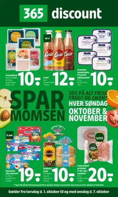 Coop 365 - Tilbudsavis uge 40 gyldig fra 01/10/2026