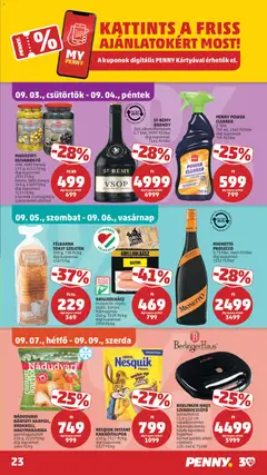 NESQUIK INSTANT KAKAÓITALPOR, 150 g, 7327 Ft/kg - amely érvényes a következő dátumtól: 2026.09.03. | Oldal: 23