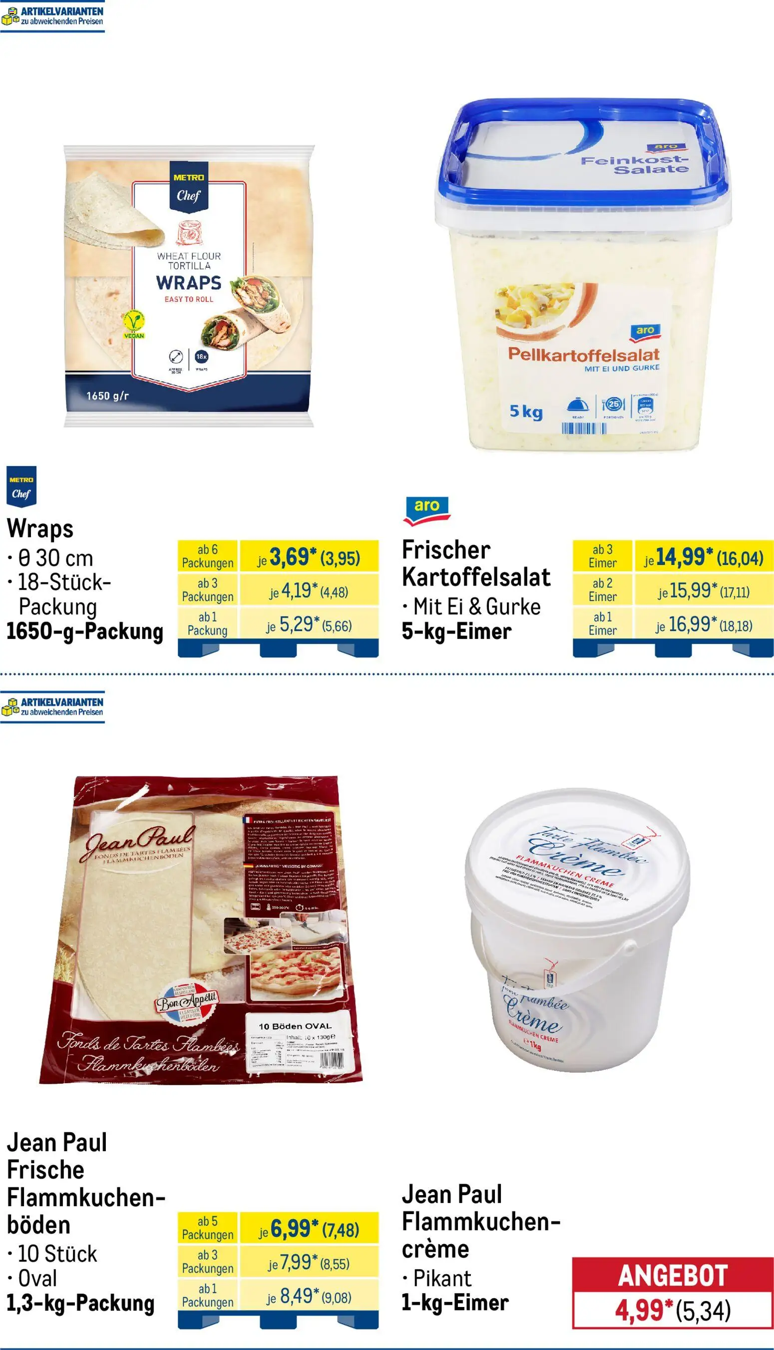 Metro Monats-Menü – gültig ab 01.06.2026 | Seite: 14 | Produkte: Creme