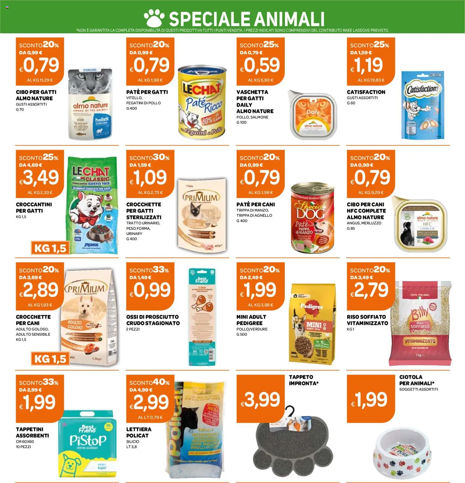 Volantino Ekom del 05.05.2026 | Pagina: 11 | Prodotti: Paté, Prosciutto, Crocchette, Agnello