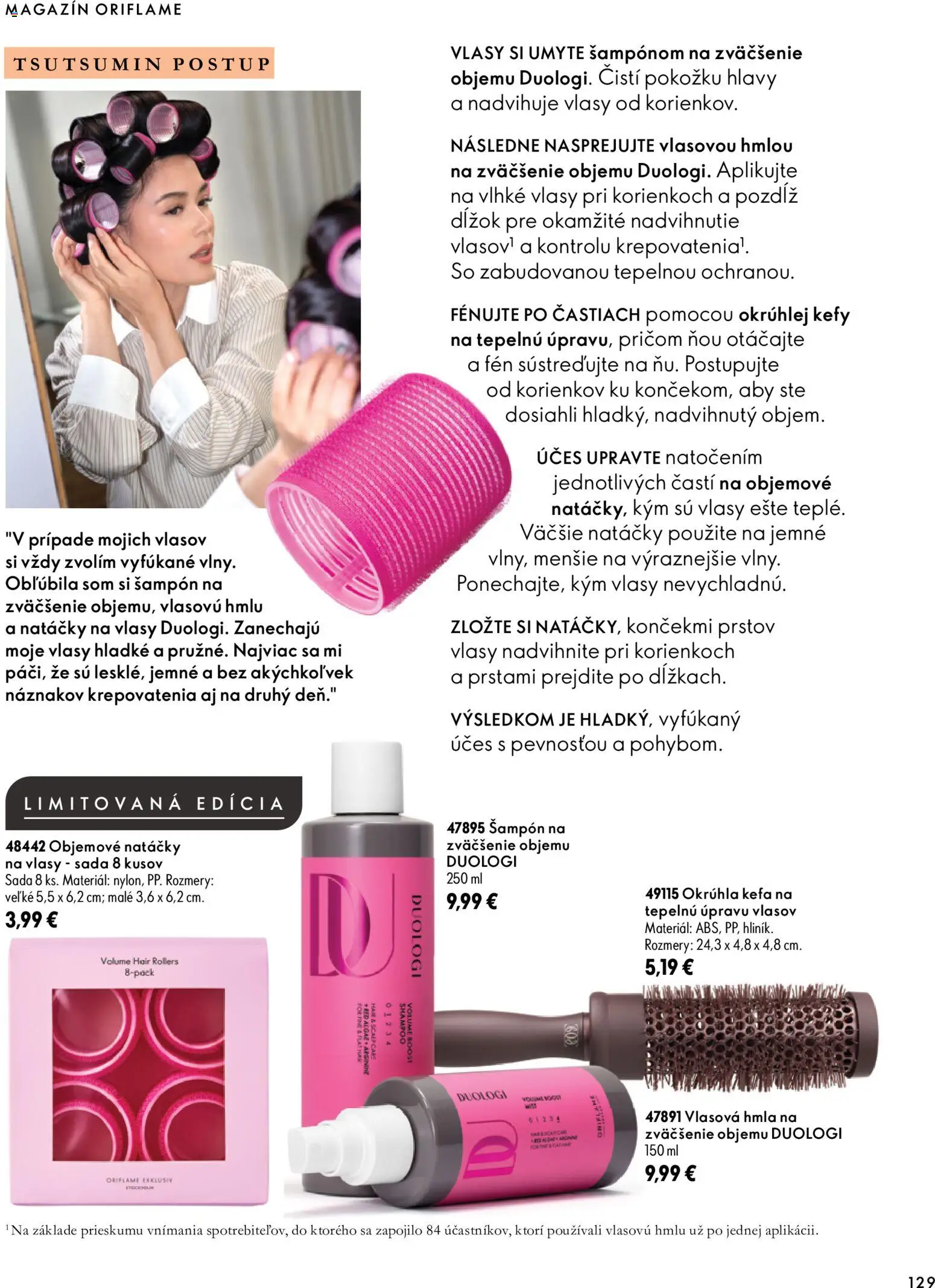 Nové Oriflame akcie – leták je platný od 30.09.2026 | Strana: 129 | Produkty: Fén, Šampón, Kefa