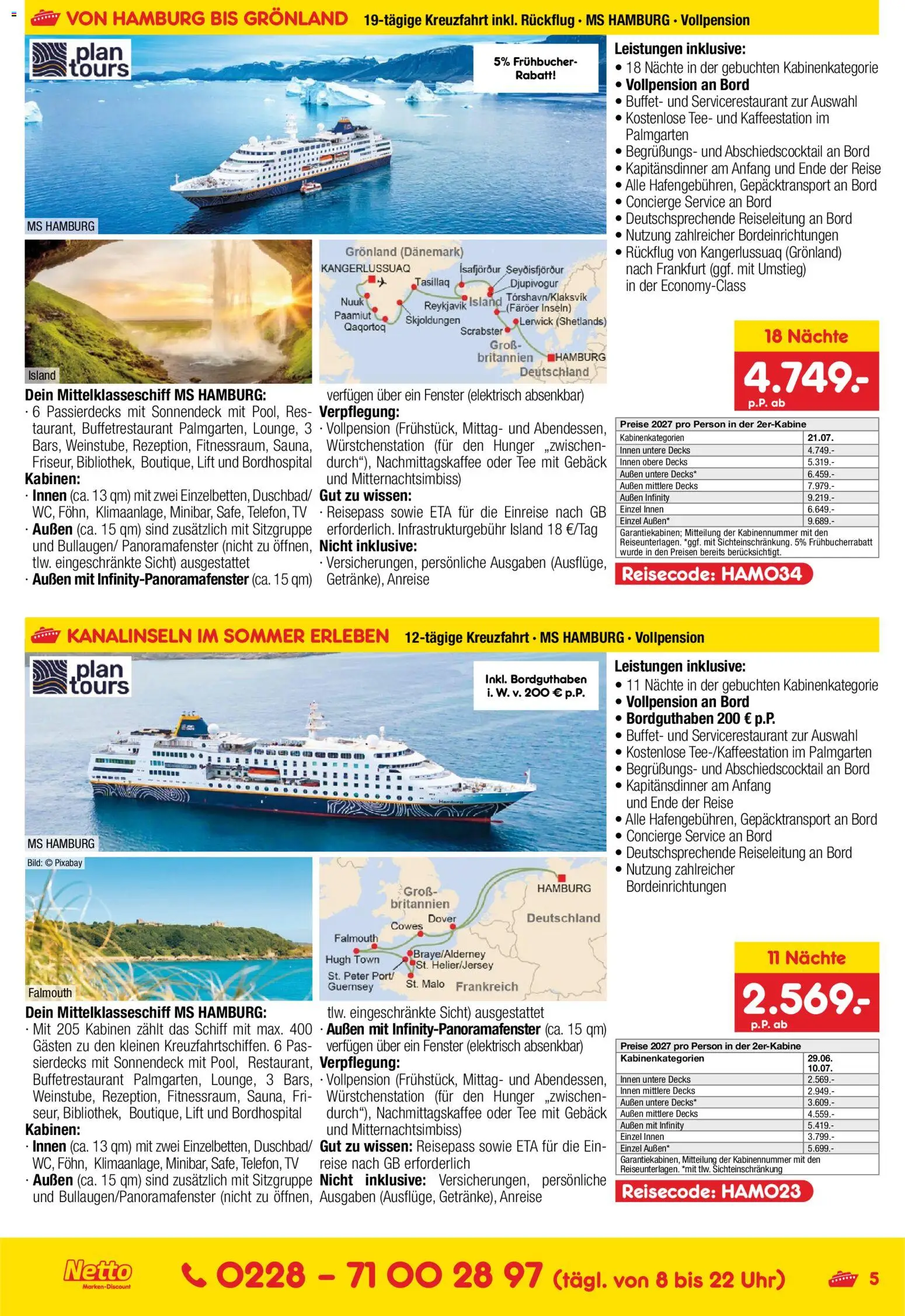Netto Reisen Kreuzfahrten – gültig ab 11.06.2026 | Seite: 5