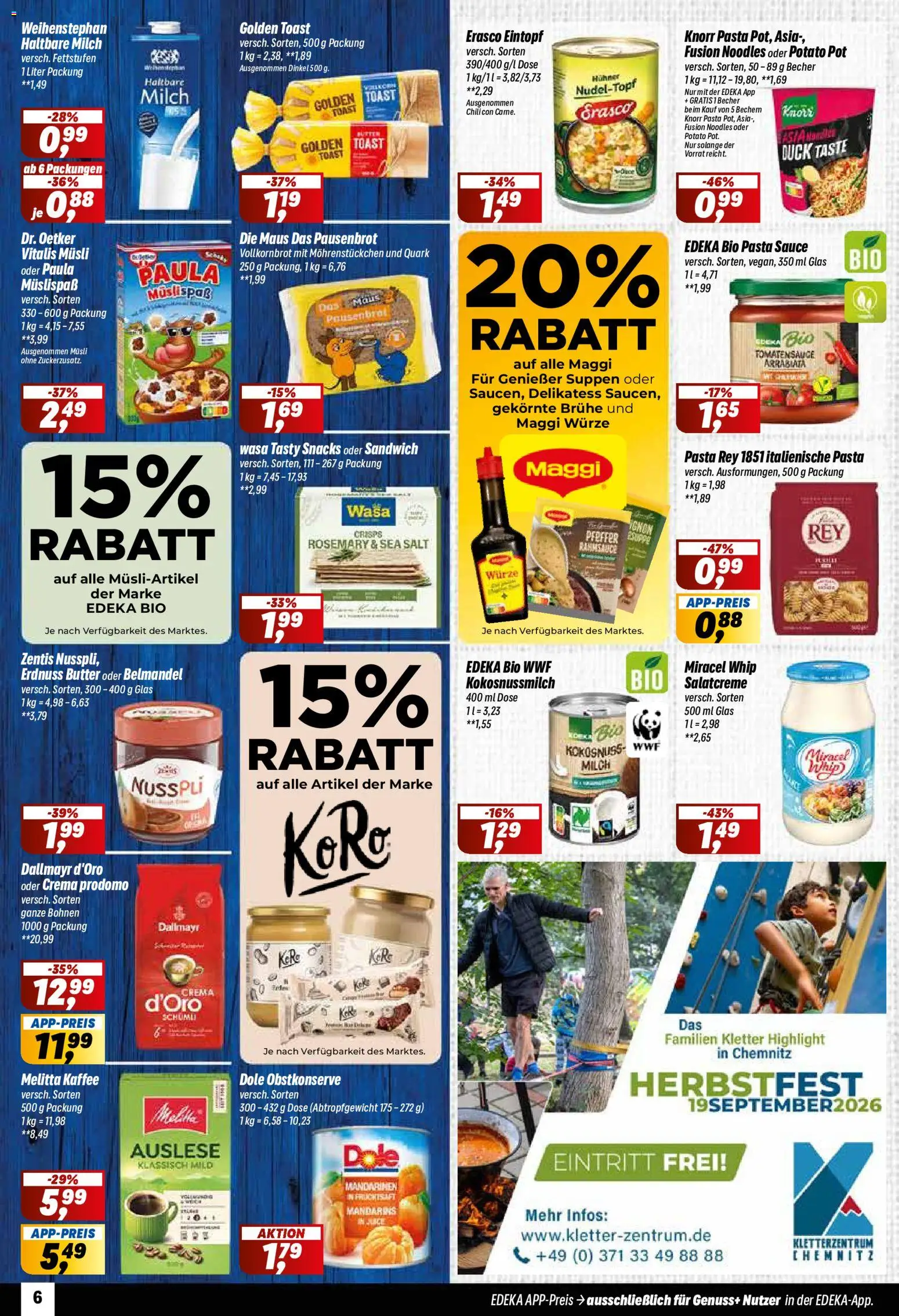 Simmel Prospekt – gültig ab 07.09.2026 | Seite: 6 | Produkte: Kaffee, Brühe, Dallmayr, Maus
