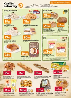 Náhled letáku Trefa leták od 06.05.2026 | Strana: 5 | Produkty: Chléb, Rybí salát, Guláš, Česneková bageta