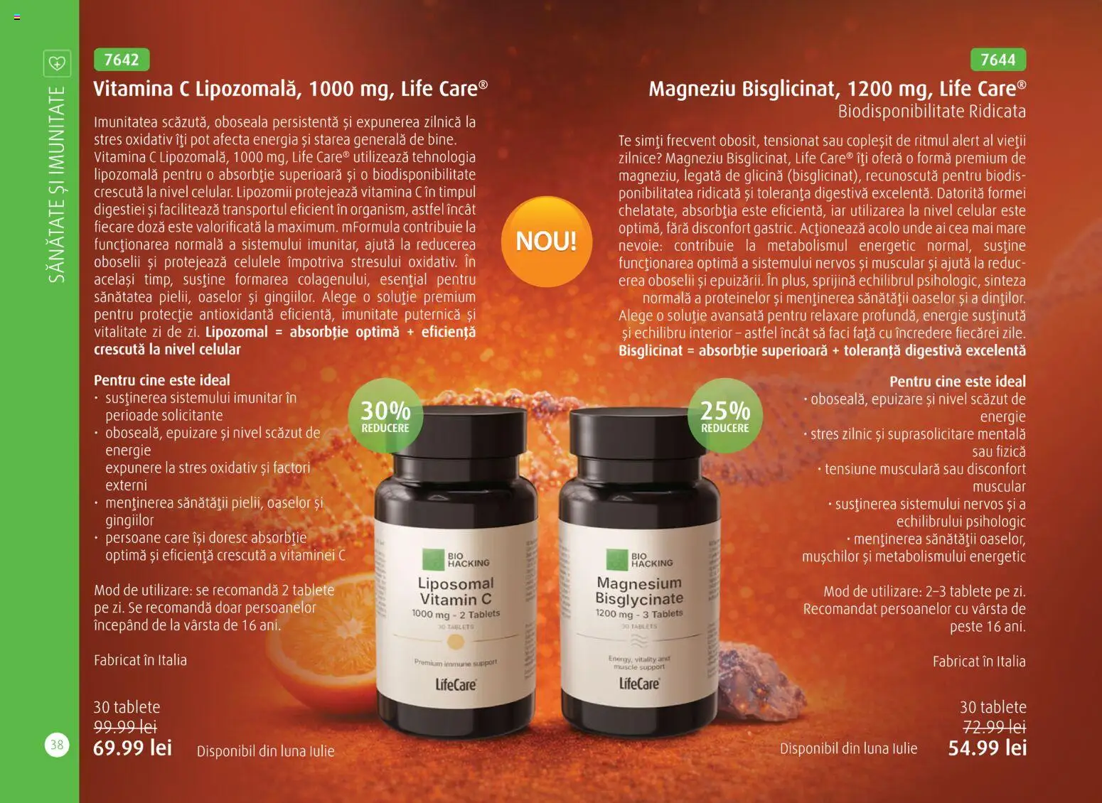 Noul catalog Life Care – valabil de la 01.04.2026 | Pagină: 40 | Produse: Pește