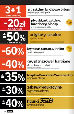 Pogląd oferty "Empik promocje" - ważna od 29.07.2026 | Strona: 98 | Produkty: Figurki, Książki, Gry, Artykuły szkolne