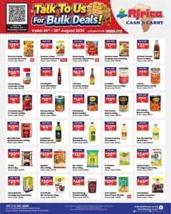 Africa Cash & Carry specials catalogue – valid from 20/08/2026 | Page: 29