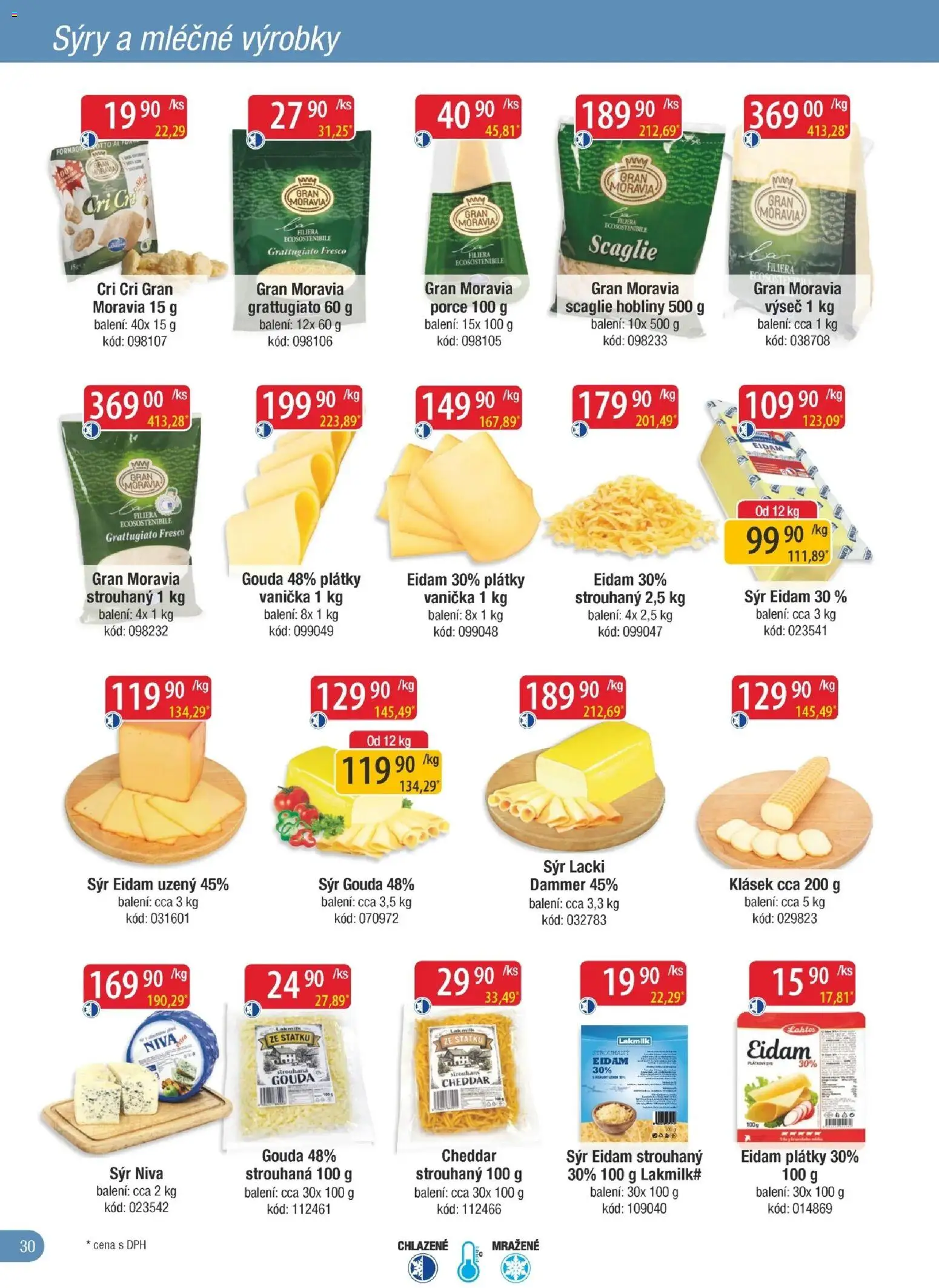 Astur & Qanto leták - Velkoobchod fresh 08/2026 od 01.08.2026 | Strana: 30 | Produkty: Gouda, Sýr, Sýry, Niva