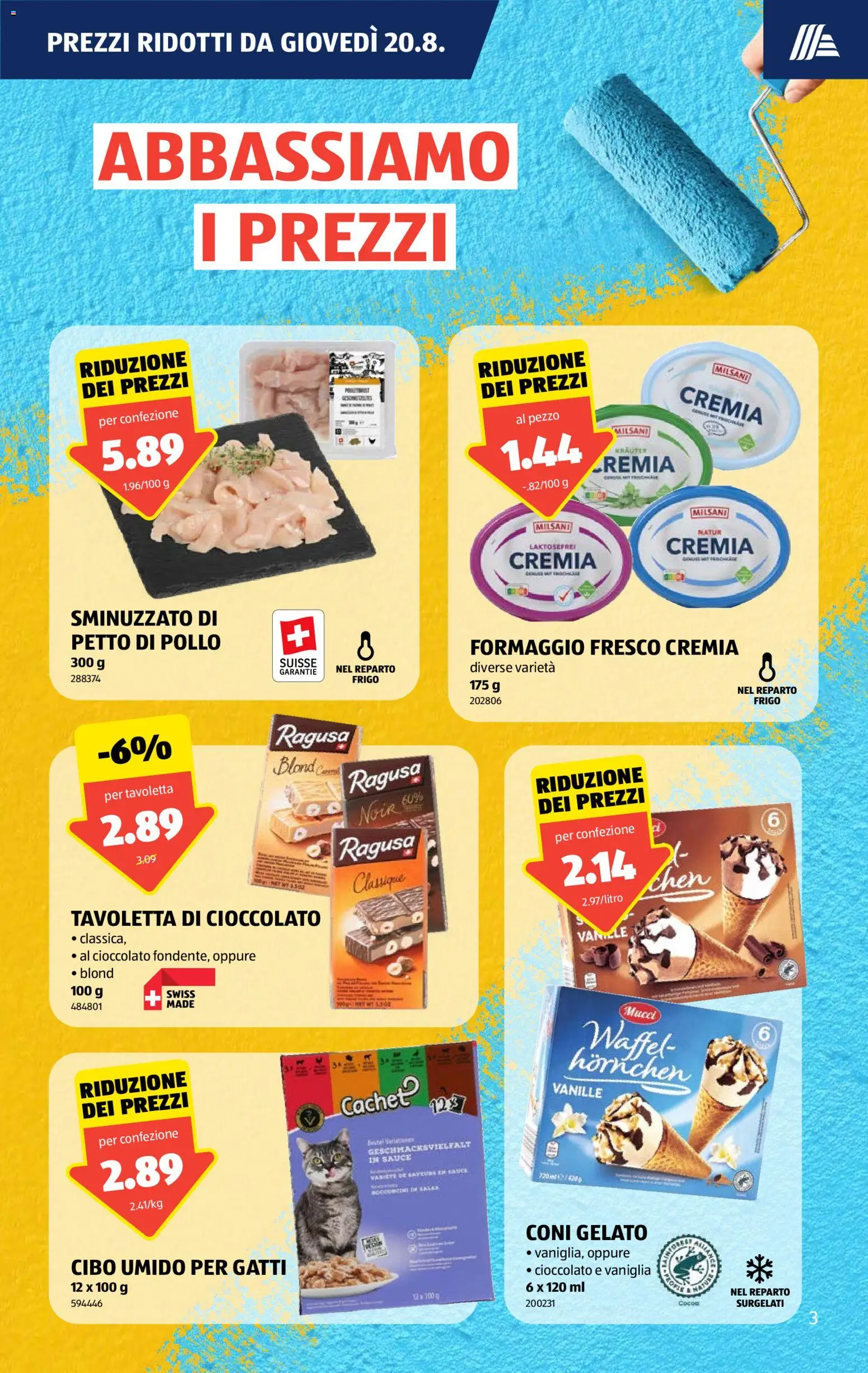 Aldi aktionen IT – gültig ab 20.08.2026 | Seite: 3 | Produkte: Vanille