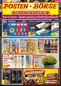 Posten Börse Prospekt ab 29.08.2026 gültig
