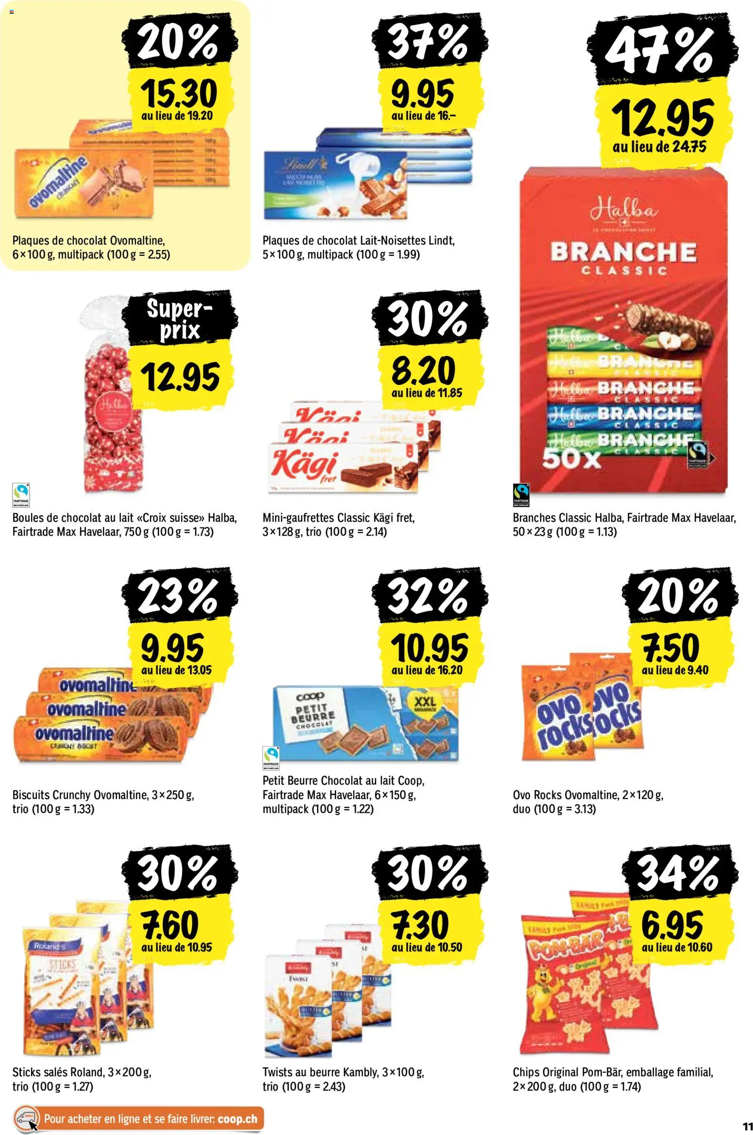 Coop aktionen FR – gültig ab 23.07.2026 | Seite: 11 | Produkte: Butter, Chips
