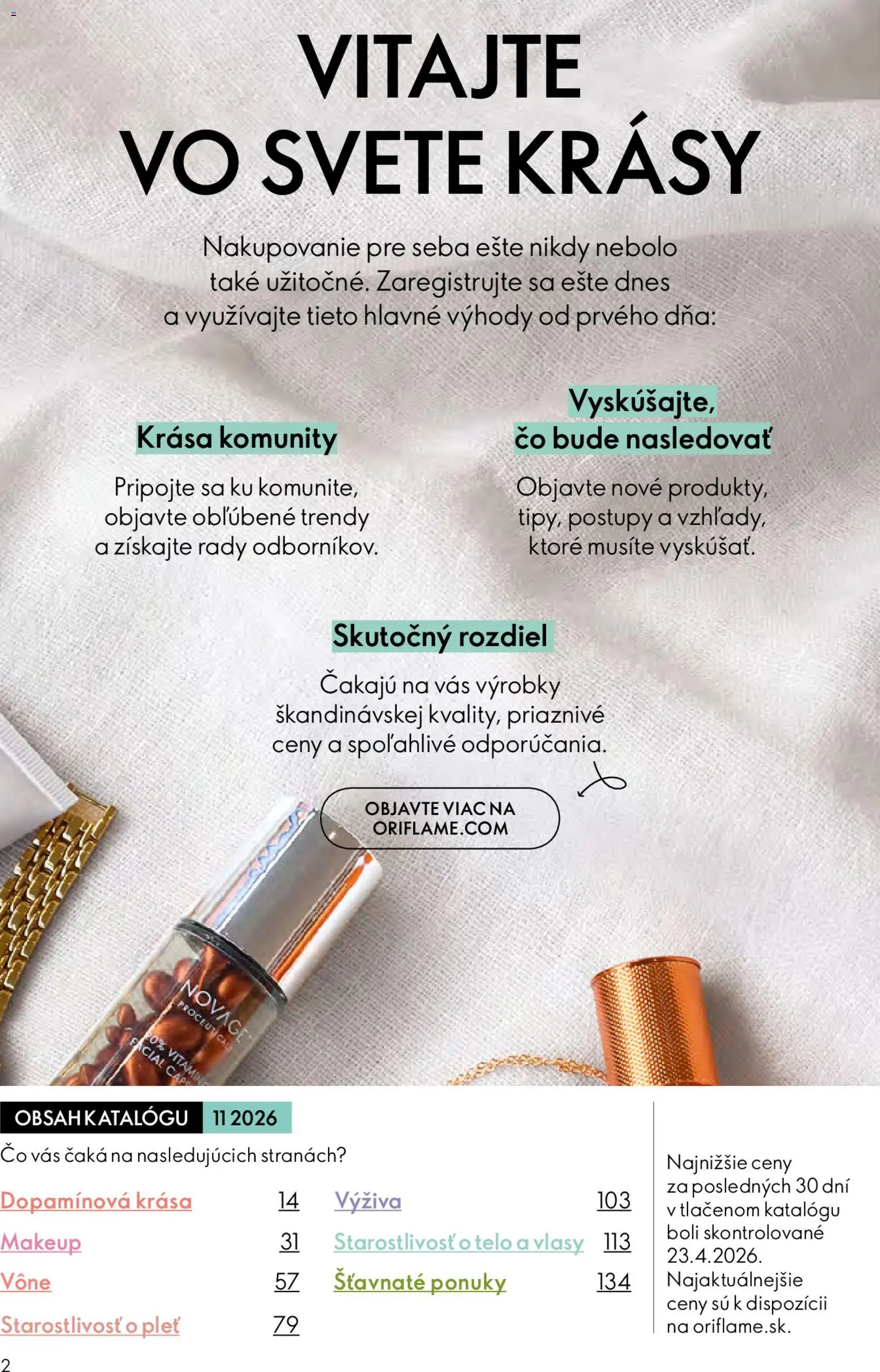 Nové Oriflame akcie – leták je platný od 29.07.2026 | Strana: 2