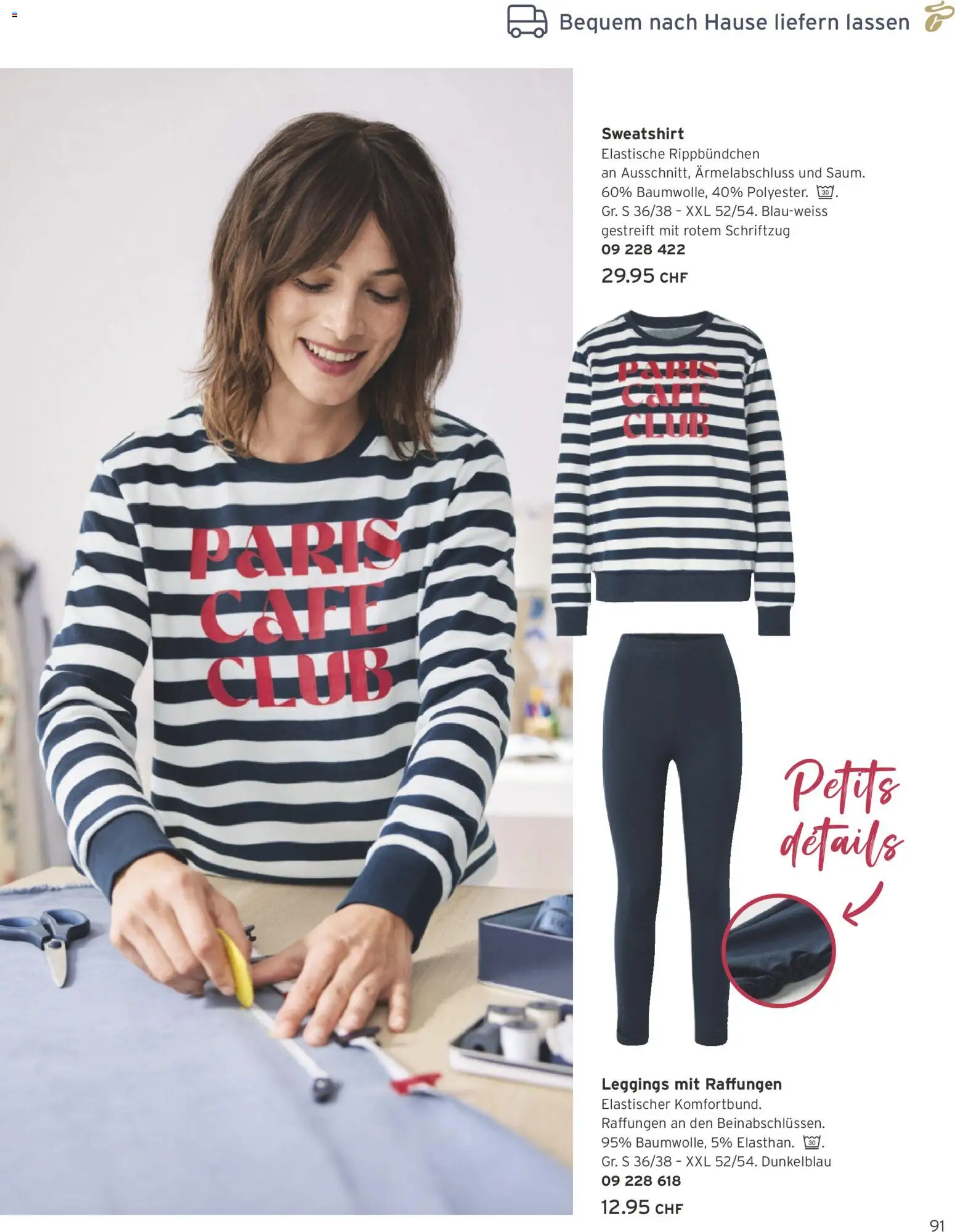 Tchibo aktionen – gültig ab 01.09.2026 | Seite: 91 | Produkte: Leggings, Sweatshirt