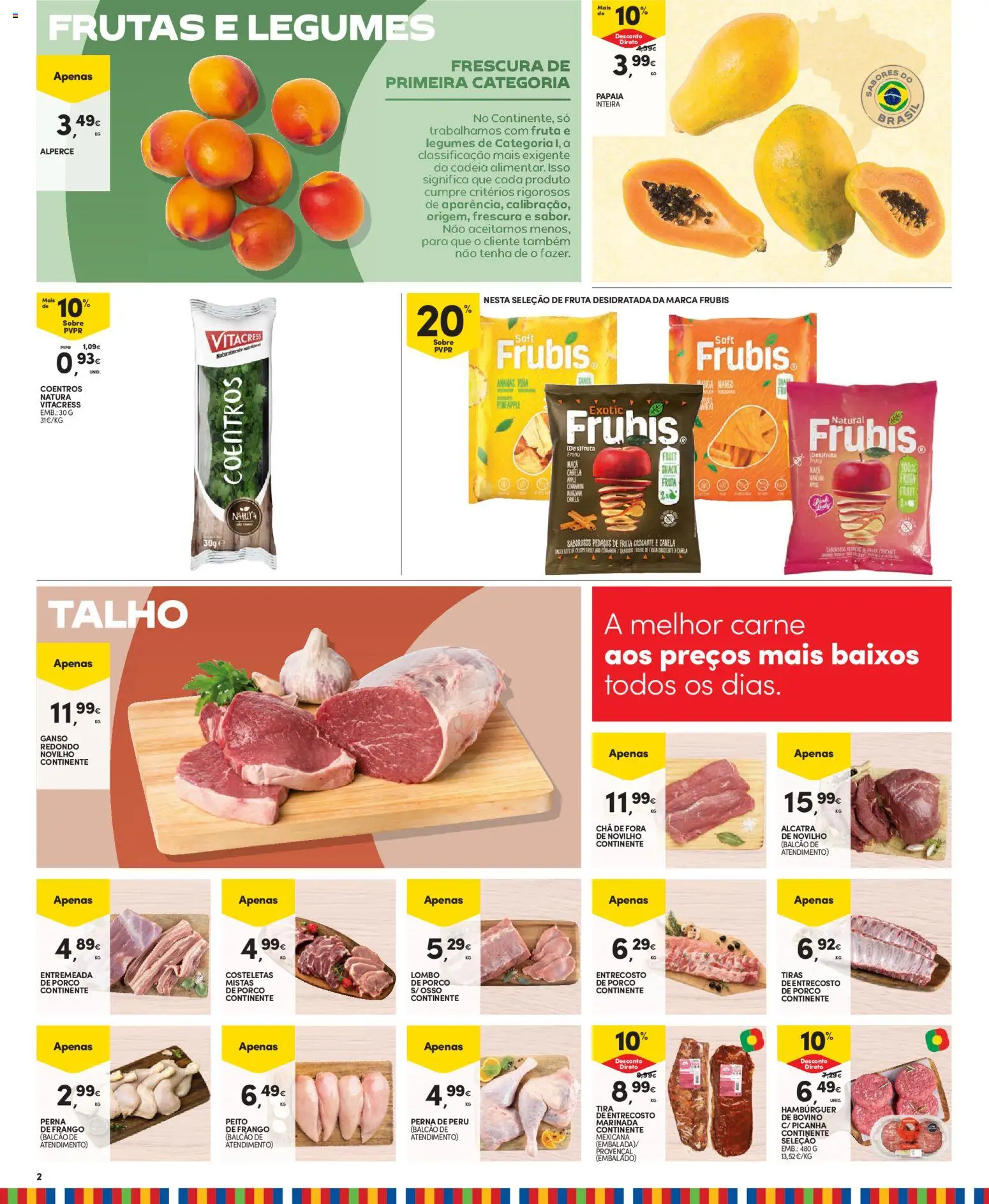 Continente Madeira │ válido de 23/06/2026 | Página: 4 | Produtos: Frango, Hambúrguer, Chá, Carne