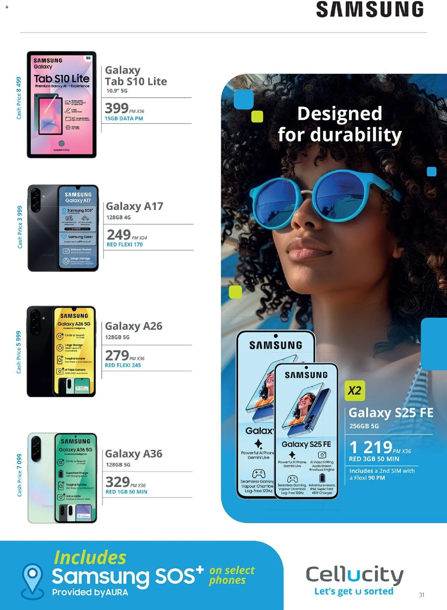 New Cellucity catalogue – valid from 06.03.2026 | Page: 31 | Products: Data, Sim, Audio, Charger