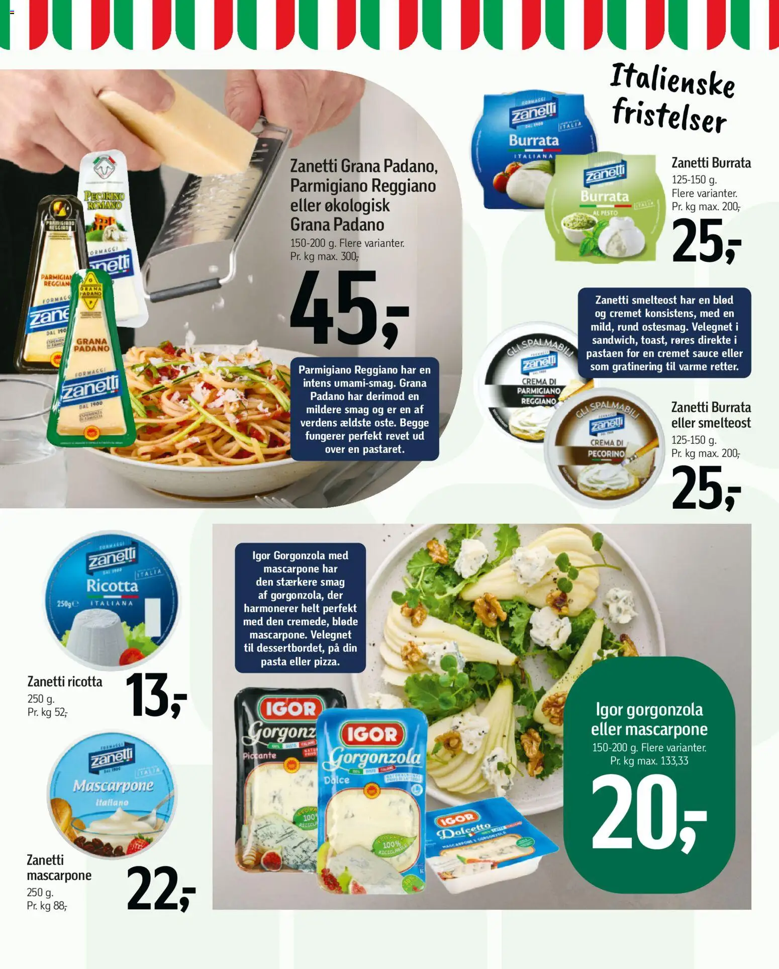Føtex tilbudsavis – gyldig fra 17.04.2026 | Side: 31 | Produkter: Gorgonzola, Pesto, Cebola, Søm