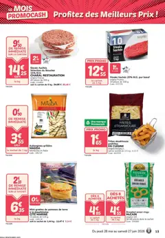 Promocash - Prévisualisation de Promocash catalogue valide à partir de 28/05/2026 | Page: 13 | Produits: Poids, Frites, Pommes, Pommes de terre