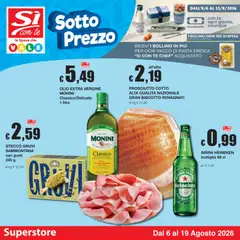 Anteprima del volantino Sì con Te volantino Superstore valido a partire dal 06/08/2026