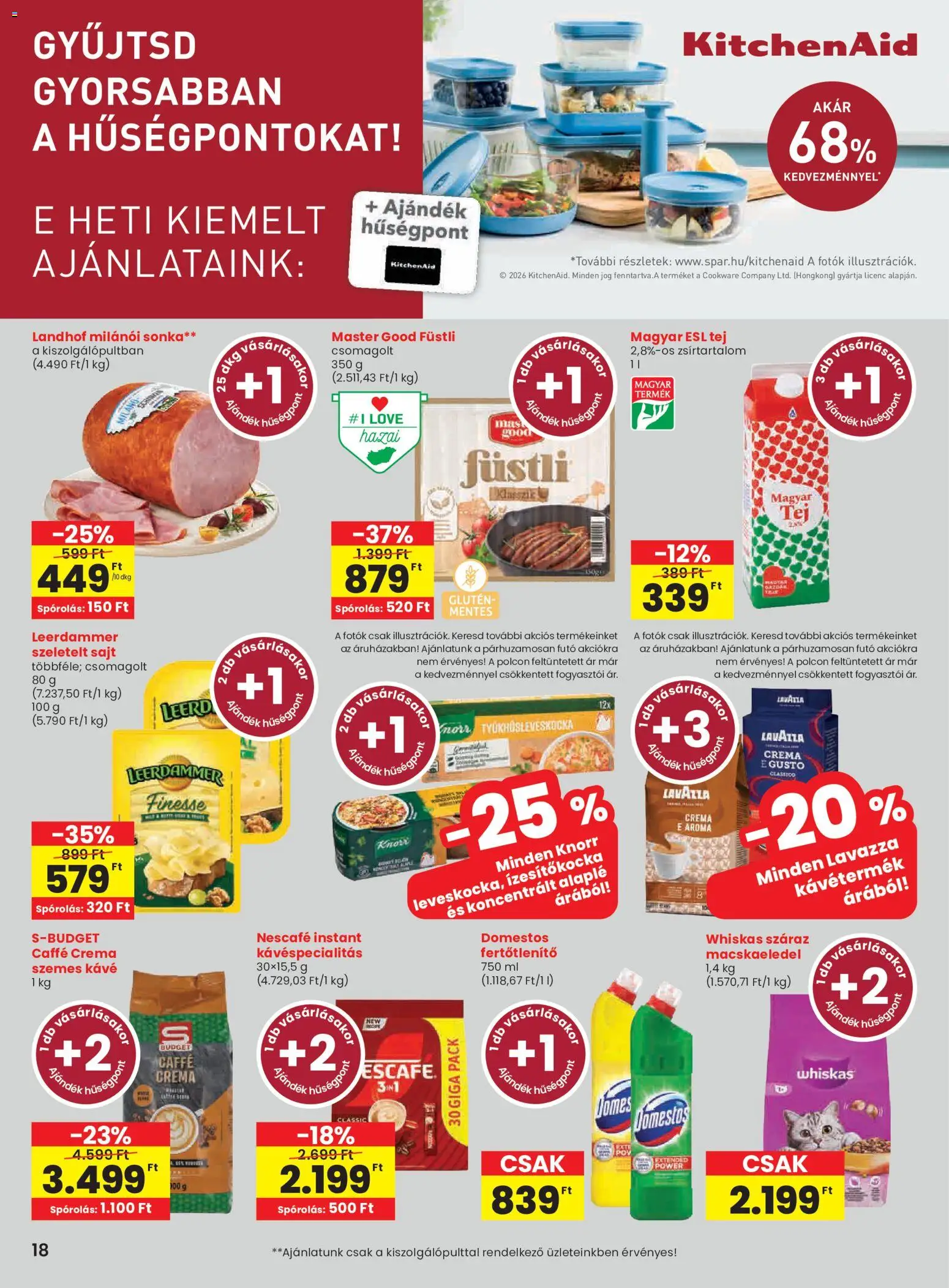 Spar akciós ujság - amely érvényes a következő dátumtól: 2026.10.15. | Oldal: 18
