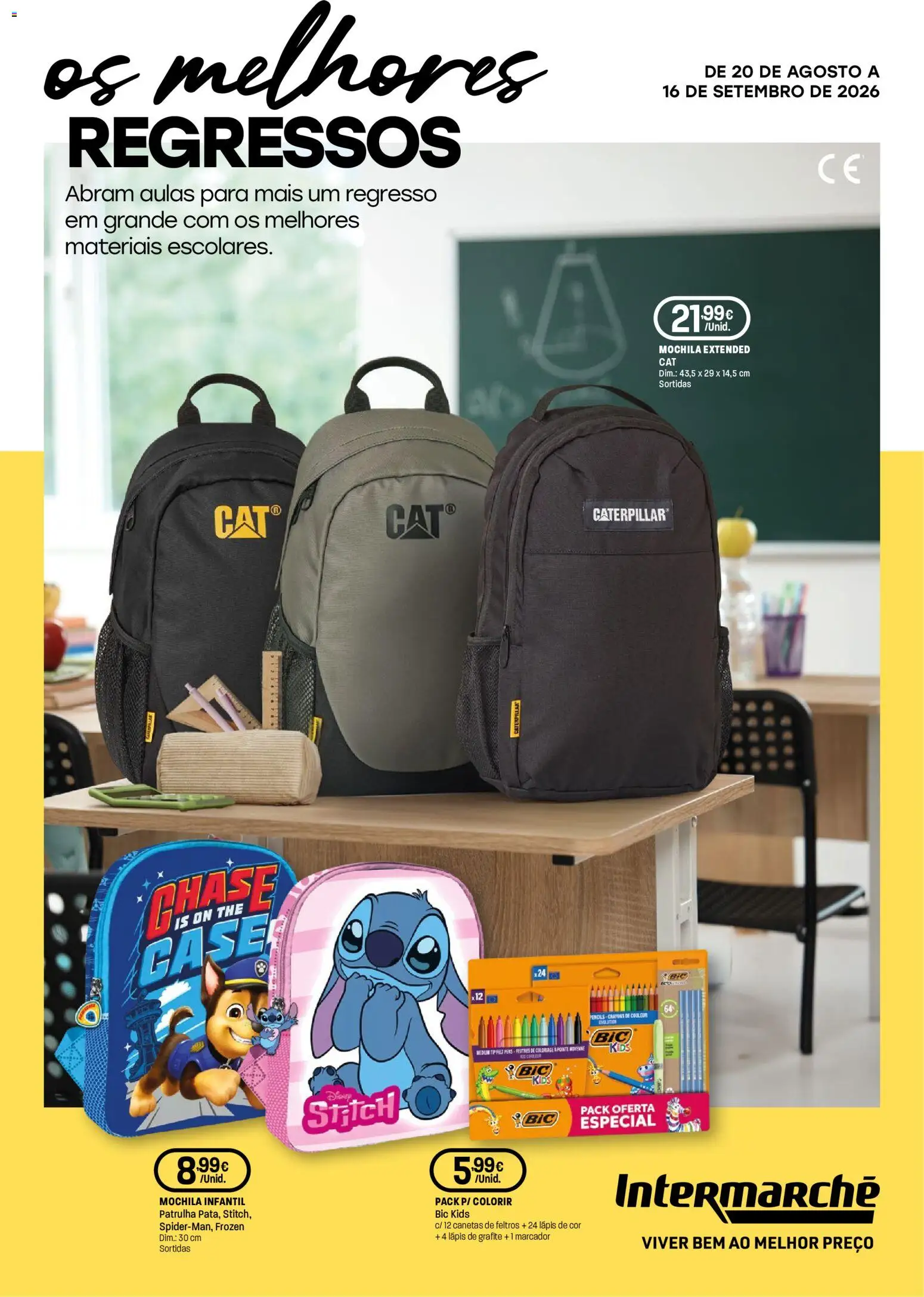 Intermarché Especial Regresso às Aulas │ válido de 20/08/2026 | Página: 1 | Produtos: Mochila