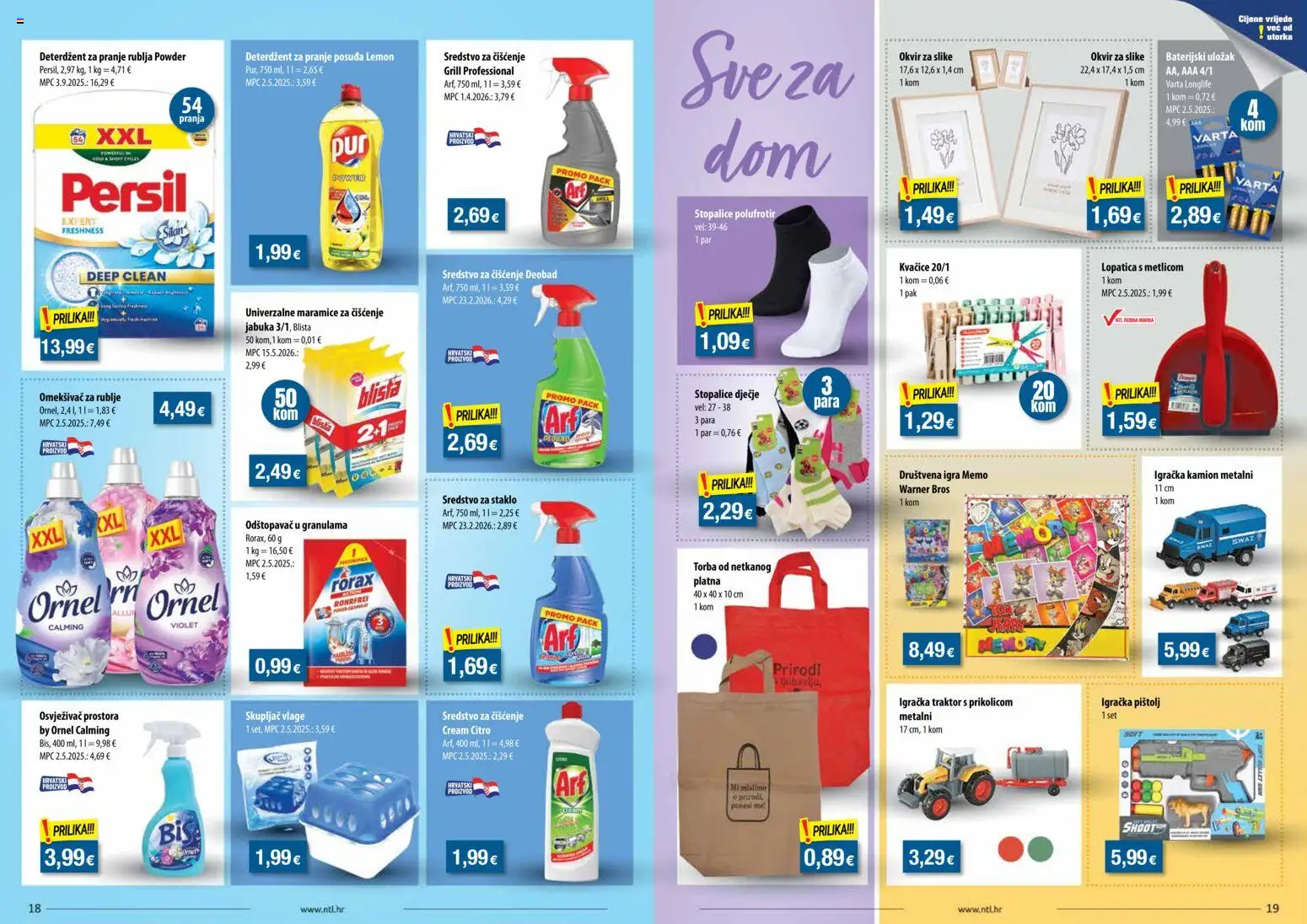 NTL katalog | vrijedi od 29.07.2026 | Stranica: 10 | Proizvodi: Traktor, Okvir za slike, Igra, Jabuka