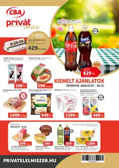 PRIVÁT Aktuális szórólap MAX - amely érvényes a következő dátumtól: 07.05.2026