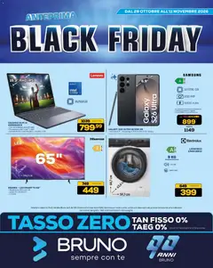 Anteprima del volantino BRUNO Black Friday valido a partire dal 29/10/2026