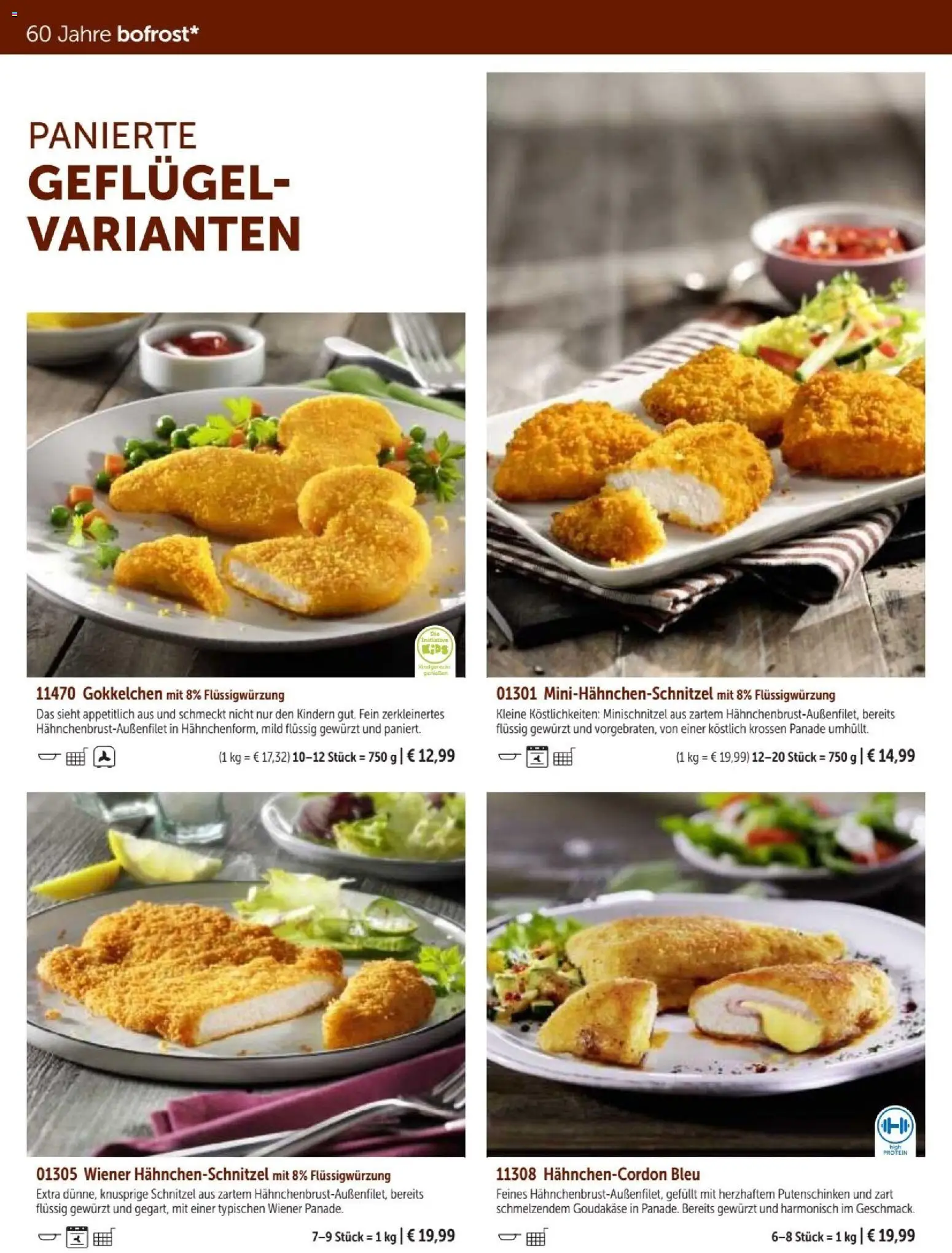 Bofrost Katalog – gültig ab 07.09.2026 | Seite: 72 | Produkte: Schnitzel