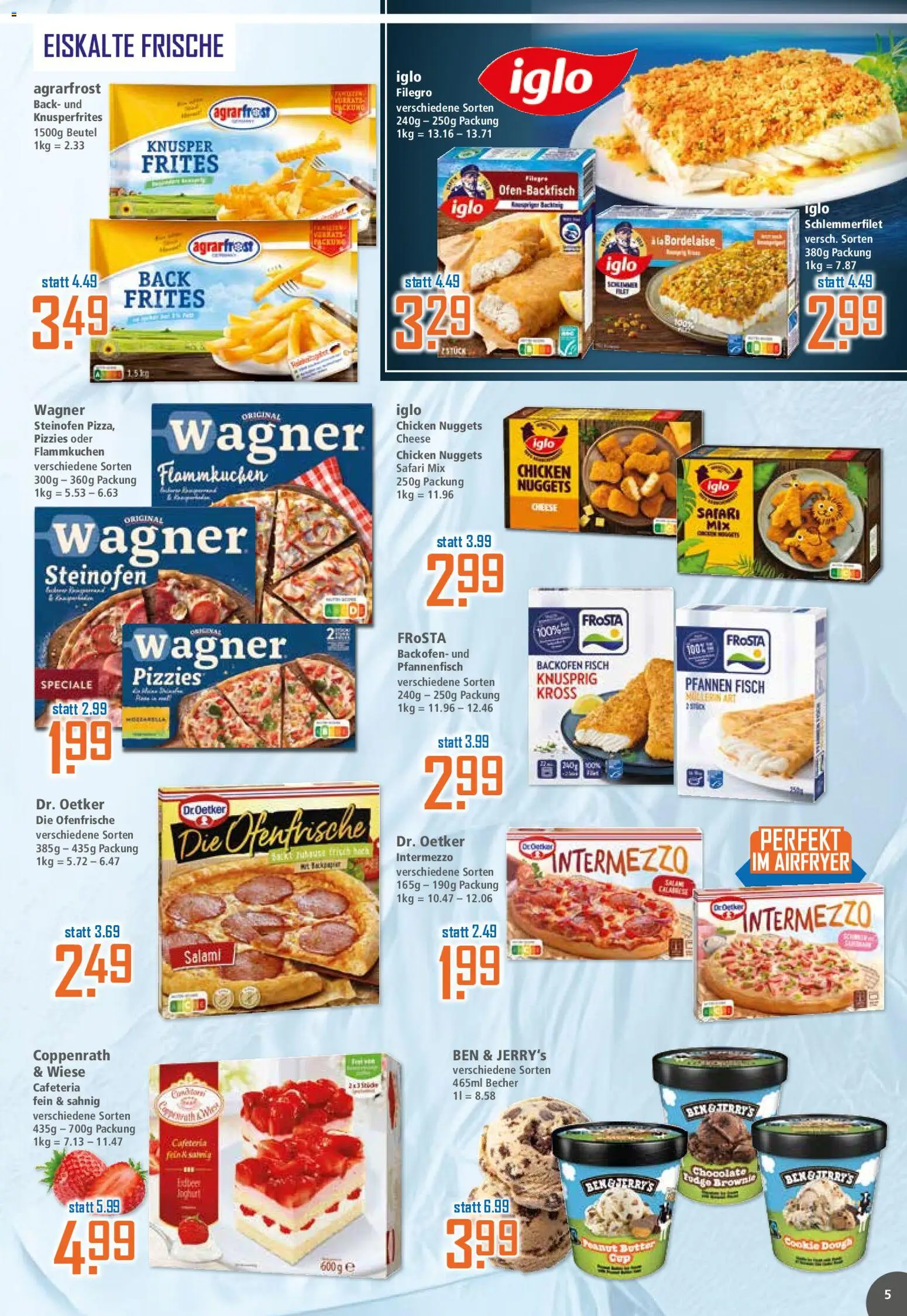 Klaas & Kock Prospekt – gültig ab 15.06.2026 | Seite: 5 | Produkte: Iglo, Backofen, Salami, Iglo schlemmerfilet