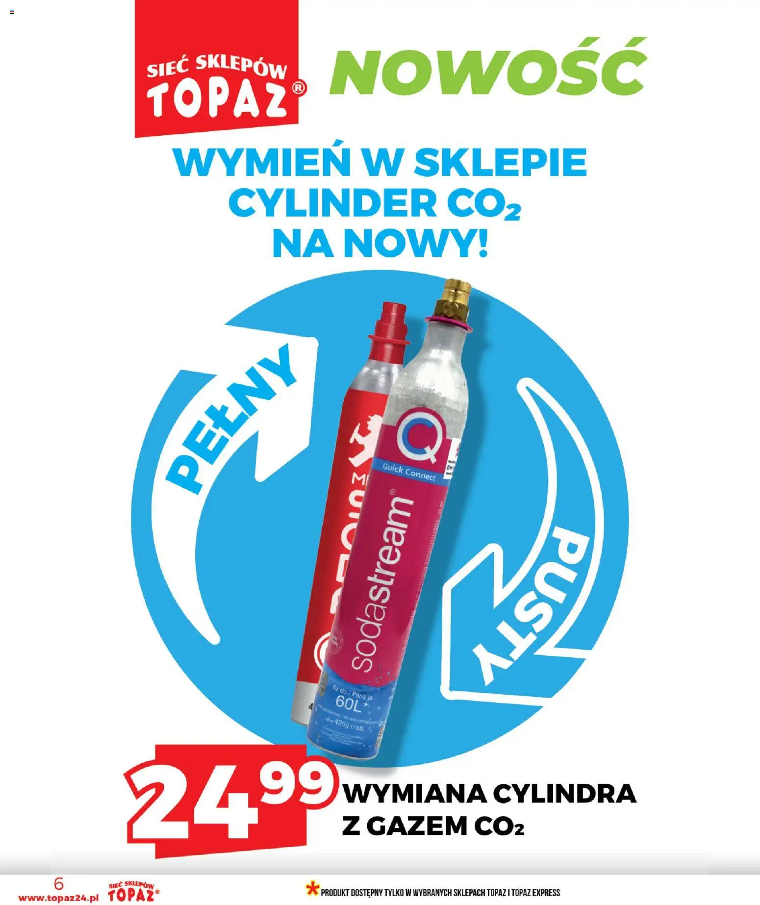 Topaz gazetka - MAZ od 09.07.2026 | Strona: 6 | Produkty: Sodastream