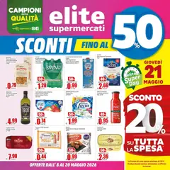 Anteprima del volantino Elite Supermercati volantino valido a partire dal 08.05.2026
