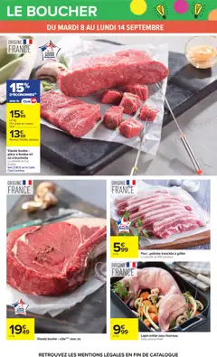 Carrefour - Prévisualisation de Lapin entier sous fourreau, Lapin entier sous fourreau Existe aussi en Halal. valide à partir de 08/09/2026 | Page: 32
