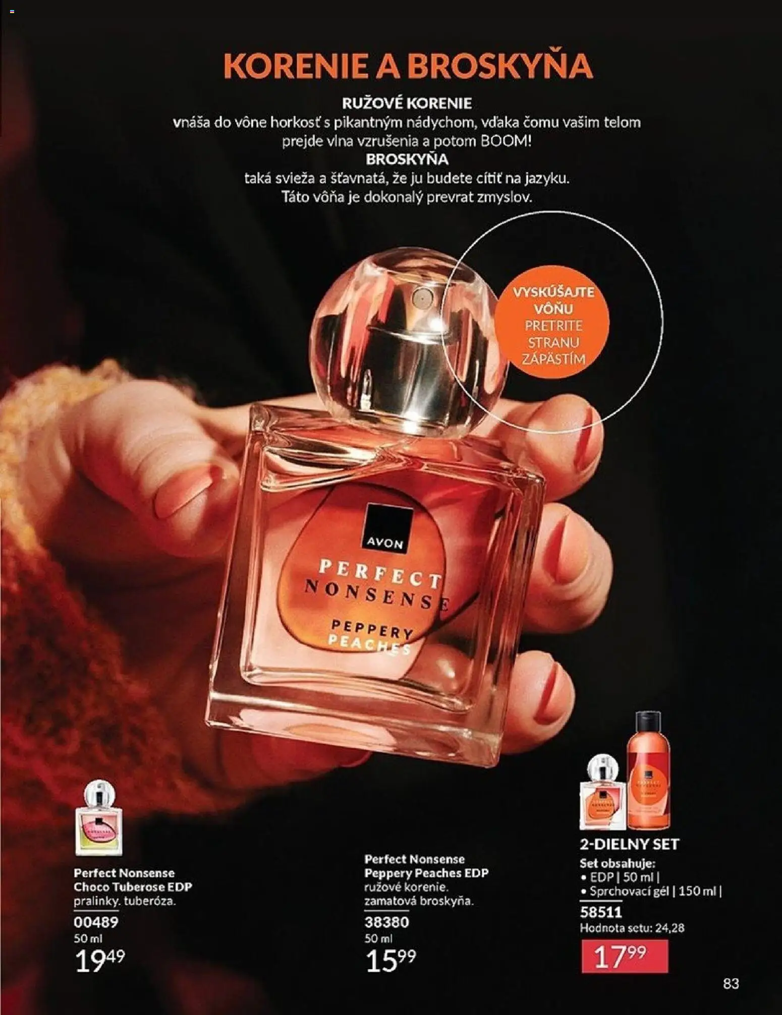 Nové Avon akcie – leták je platný od 01.06.2026 | Strana: 83 | Produkty: Korenie