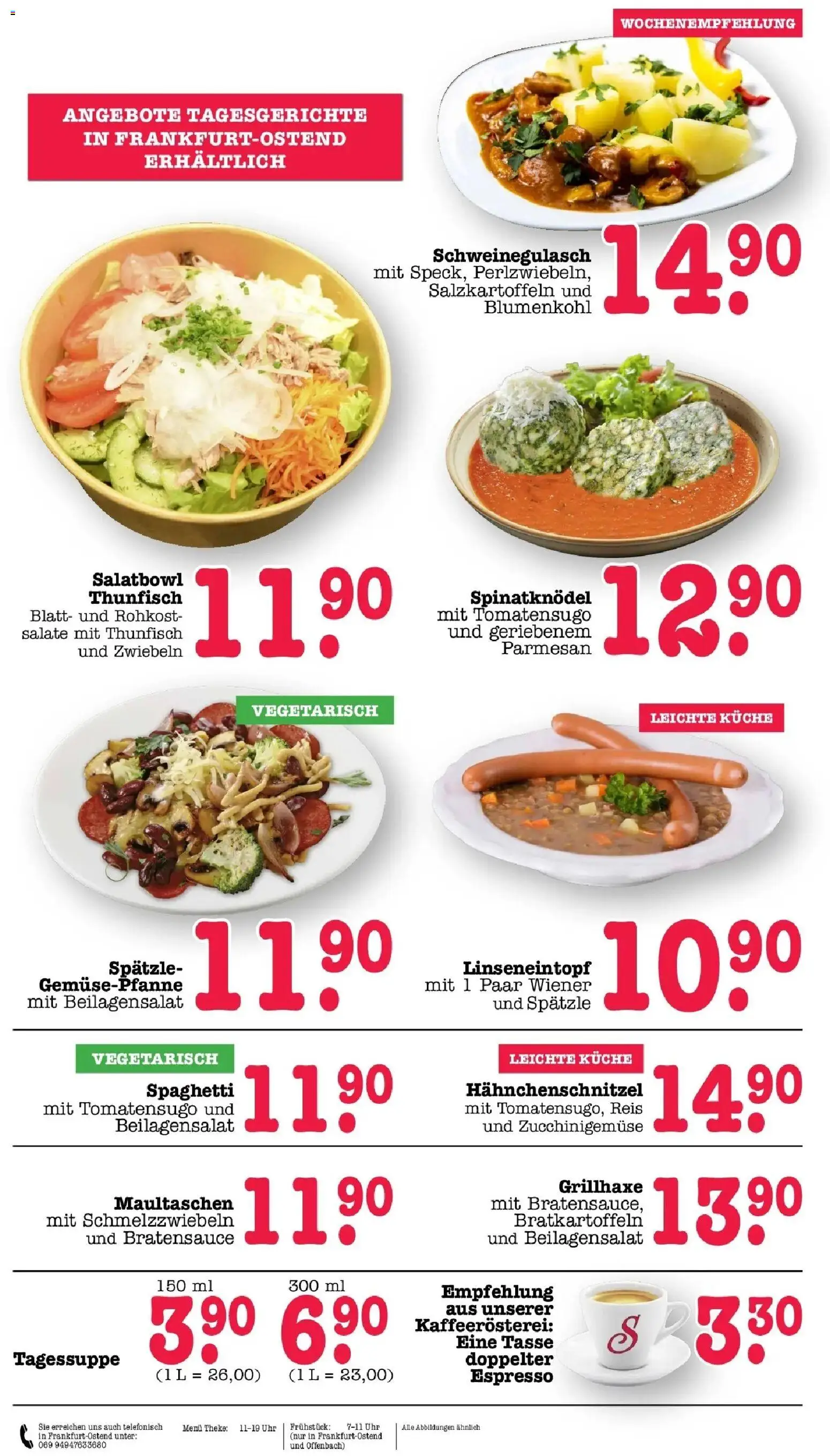 Edeka prospekt Offenbach	 – gültig ab 27.04.2026 | Seite: 34 | Produkte: Schweinegulasch, Theke, Küche, Maultaschen