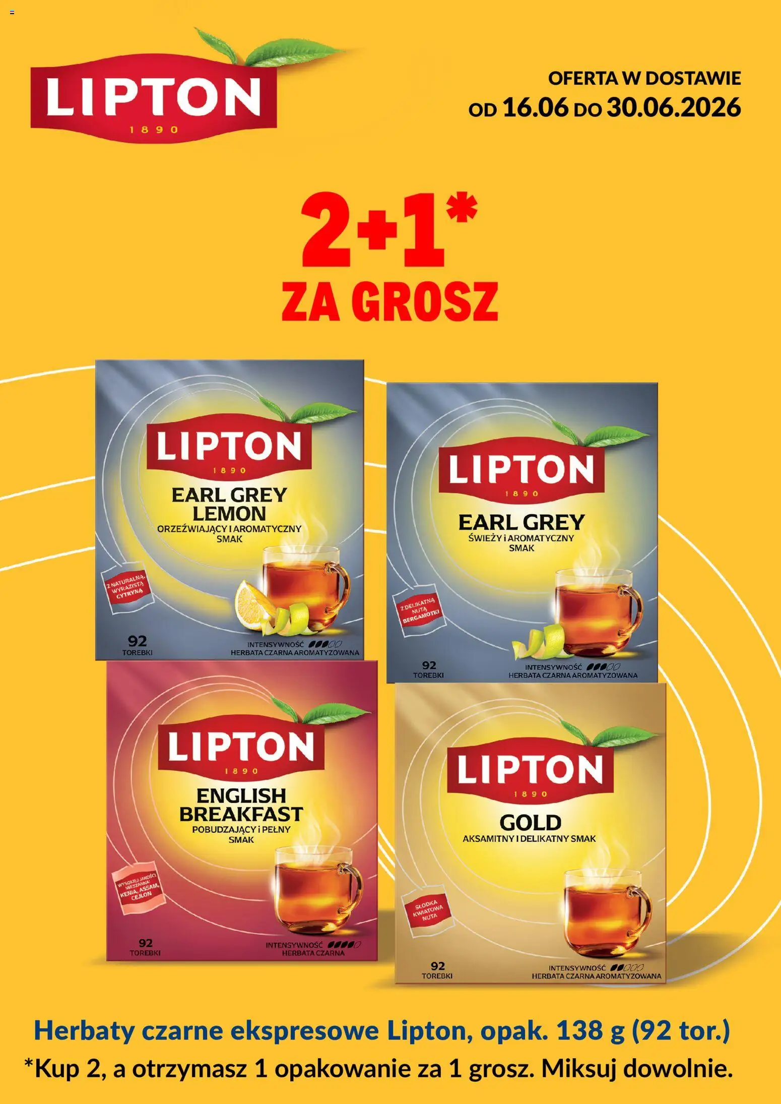 Makro gazetka - Lipton od 16.06.2026 | Strona: 1 | Produkty: Cytryna, Herbata, Torebki