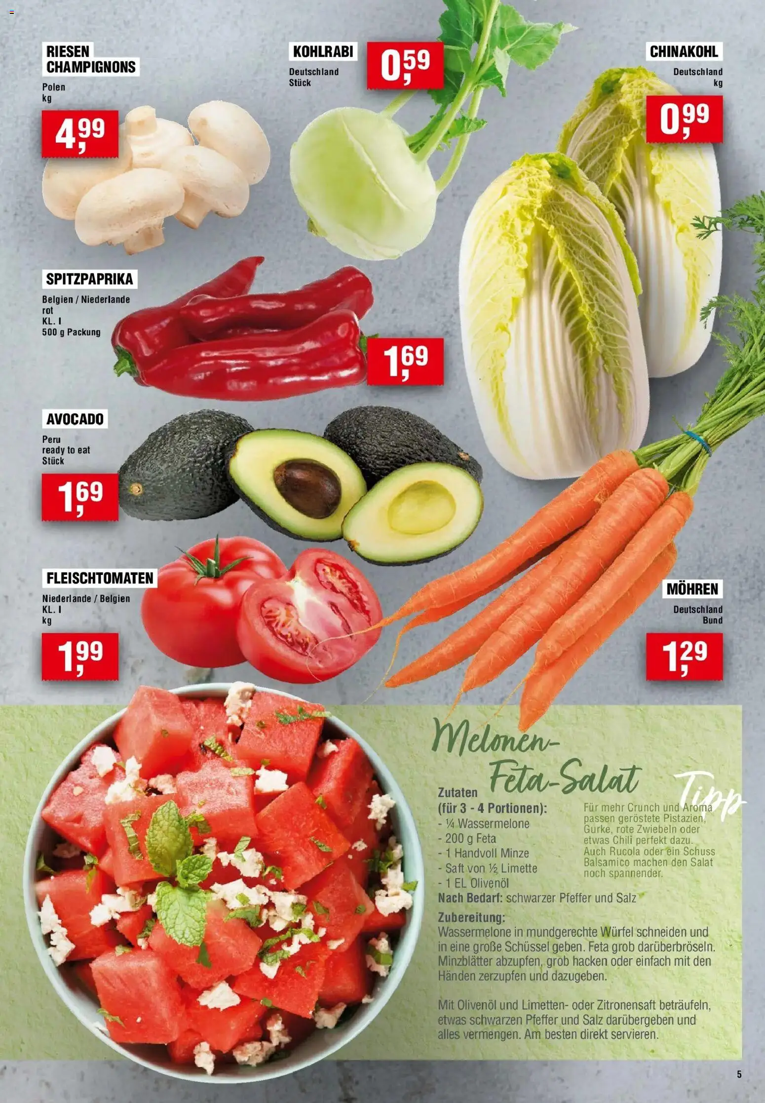 Edeka Prospekt Bochum (ab 20.08.2026) » Angebote Online | Seite: 5 | Produkte: Olivenol, Rucola, Chili, Limette