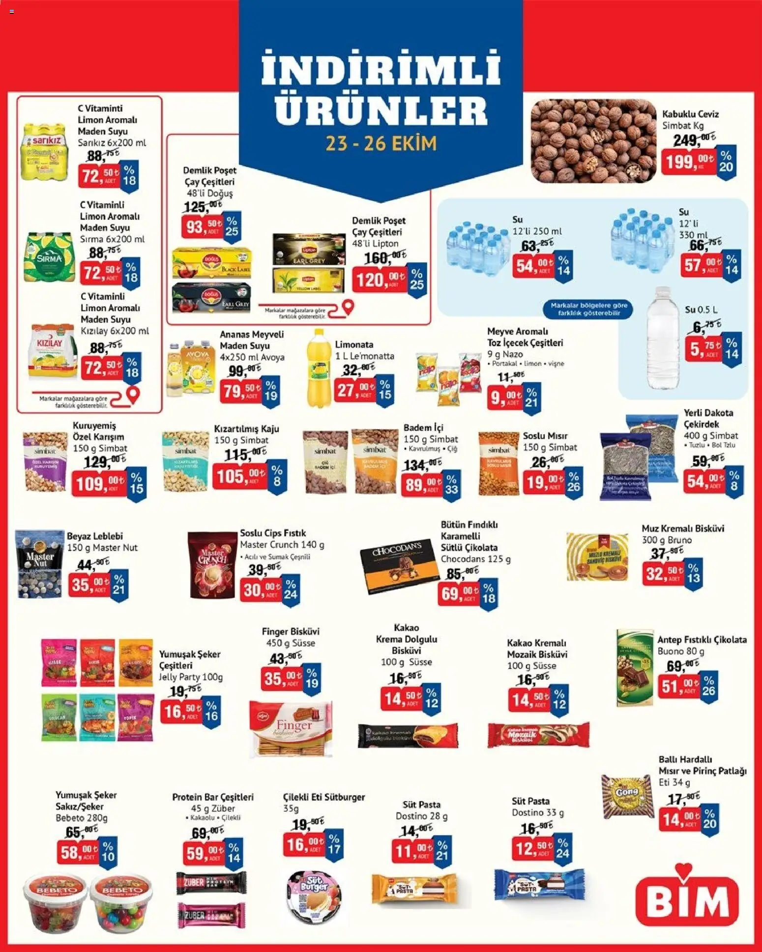 BİM Katalog - 23 Ekim 2026 tarihinden itibaren geçerlidir | Sayfa: 3