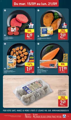 Aldi - Prévisualisation de FILET DE SAUMON, FILET DE SAUMON Avec peau, sans arêtes. valide à partir de 15/09/2026 | Page: 7