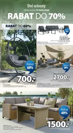 Pogląd oferty "JYSK gazetka" - ważna od 13.05.2026 | Strona: 3 | Produkty: Fotel, Stół, Krzesło, Meble ogrodowe