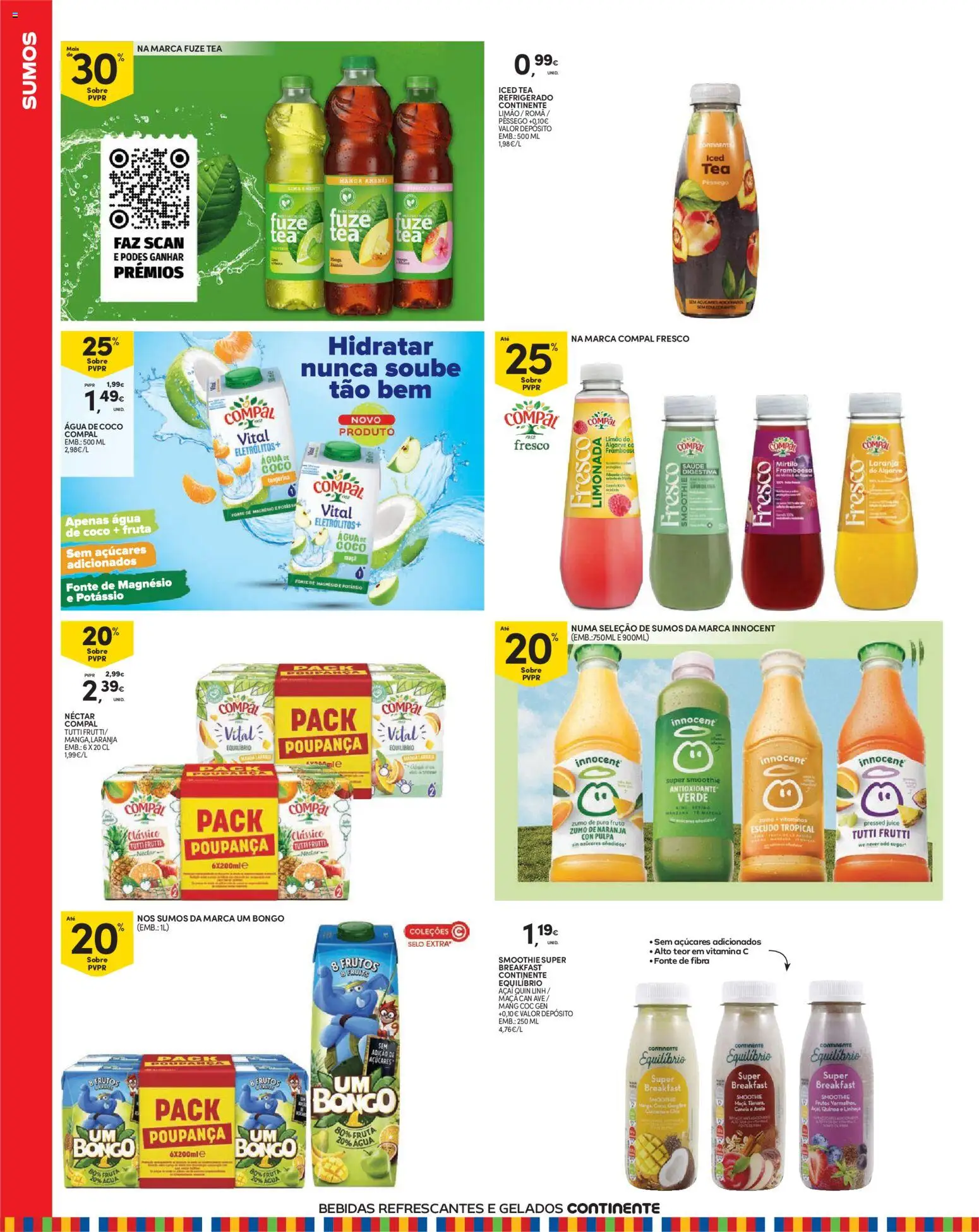 Continente Madeira │ válido de 09.06.2026 | Página: 16 | Produtos: Agua, Quinoa, Canela, Vitamina c