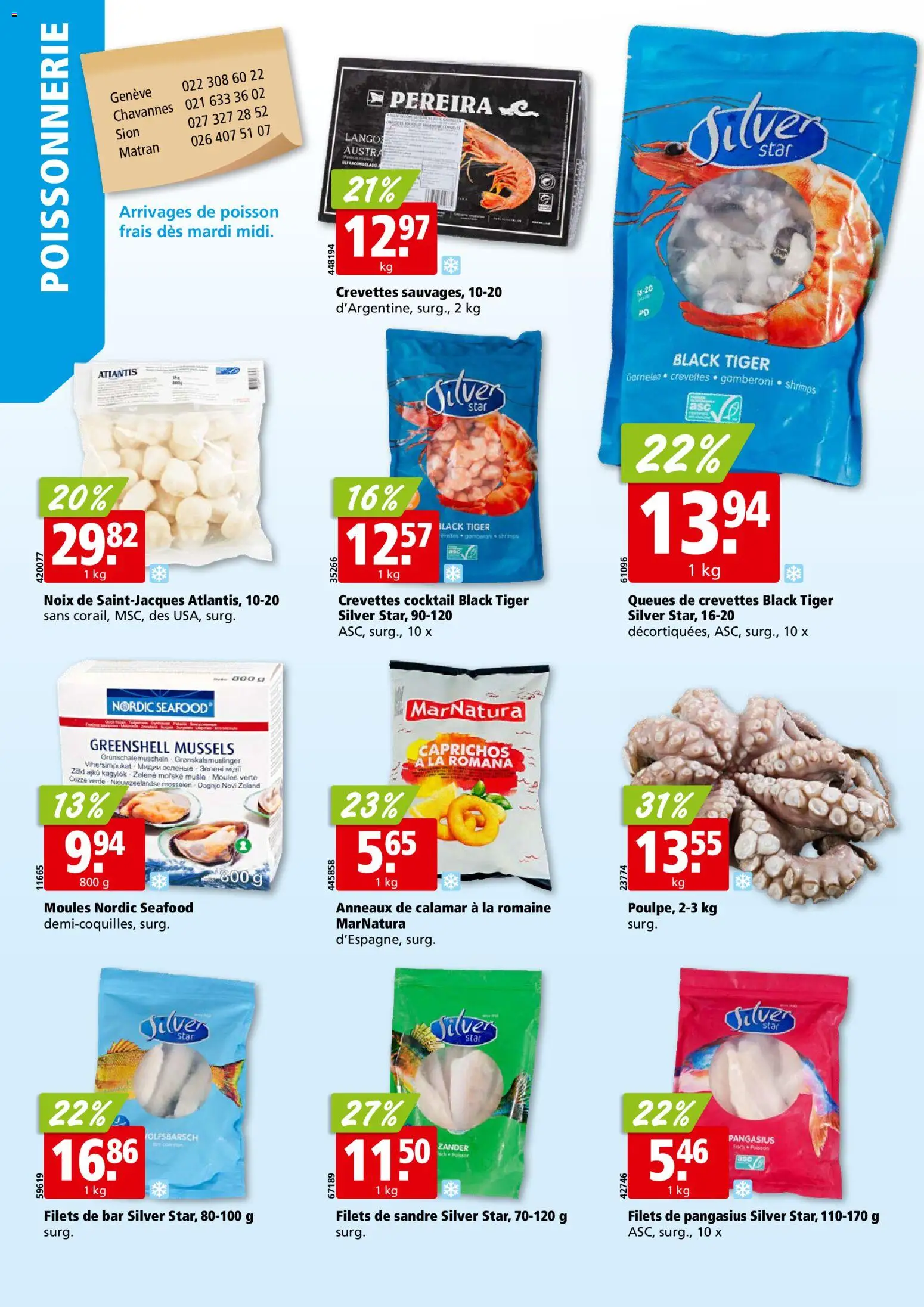 Aligro aktionen Chavannes, Matran, Genève, Sion – gültig ab 13.07.2026 | Seite: 4 | Produkte: Garnelen