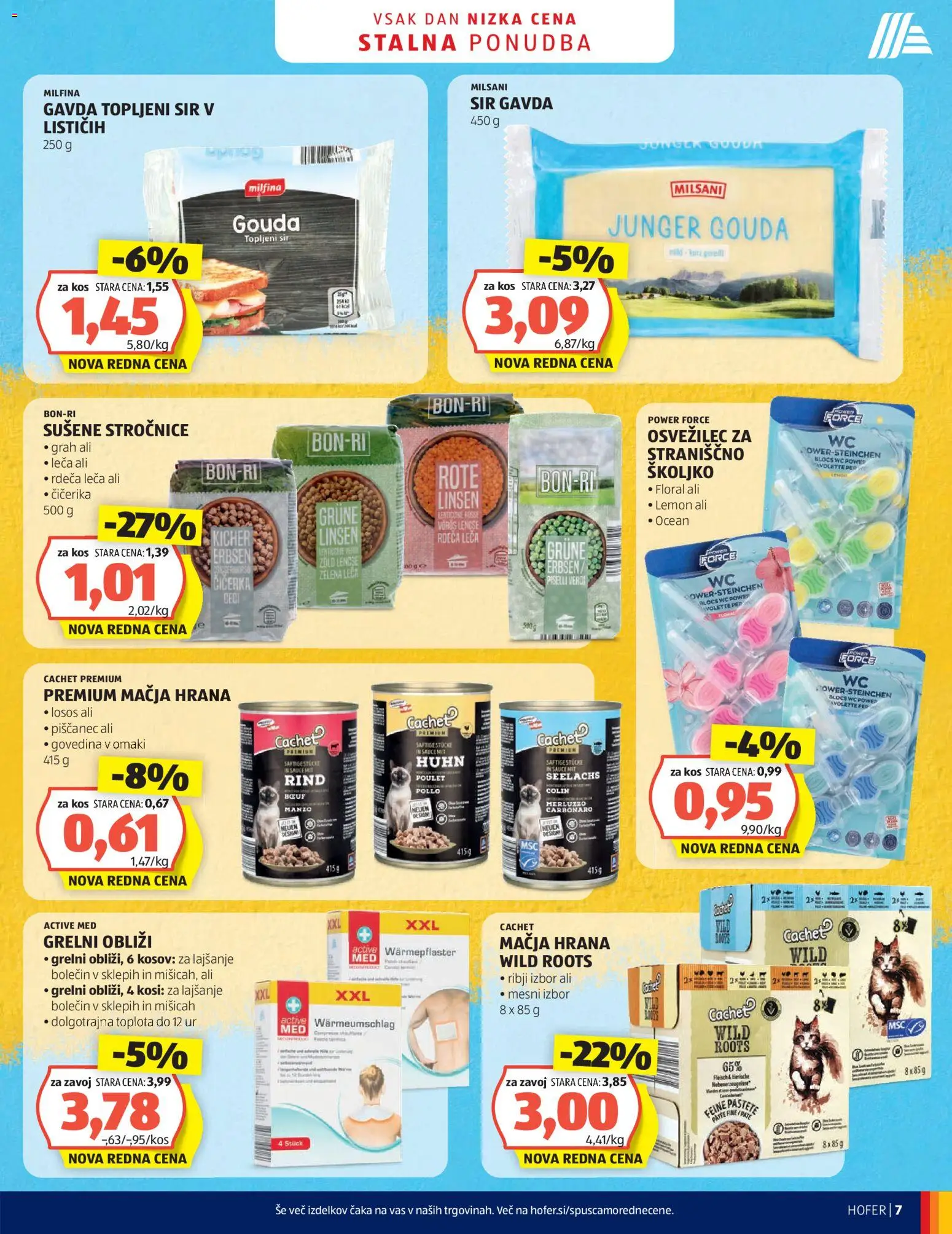 Hofer SI katalog | vrijedi od 15.07.2026 | Stranica: 7 | Proizvodi: Med, Sir, Govedina, Gouda