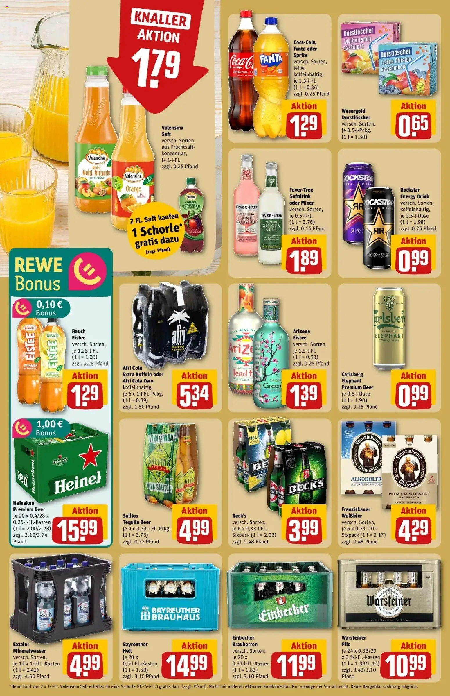 Rewe Prospekt Bielefeld	 – gültig ab 12.04.2026 | Seite: 20 | Produkte: Bayreuther hell, Rockstar, Grapefruit, Zitrone