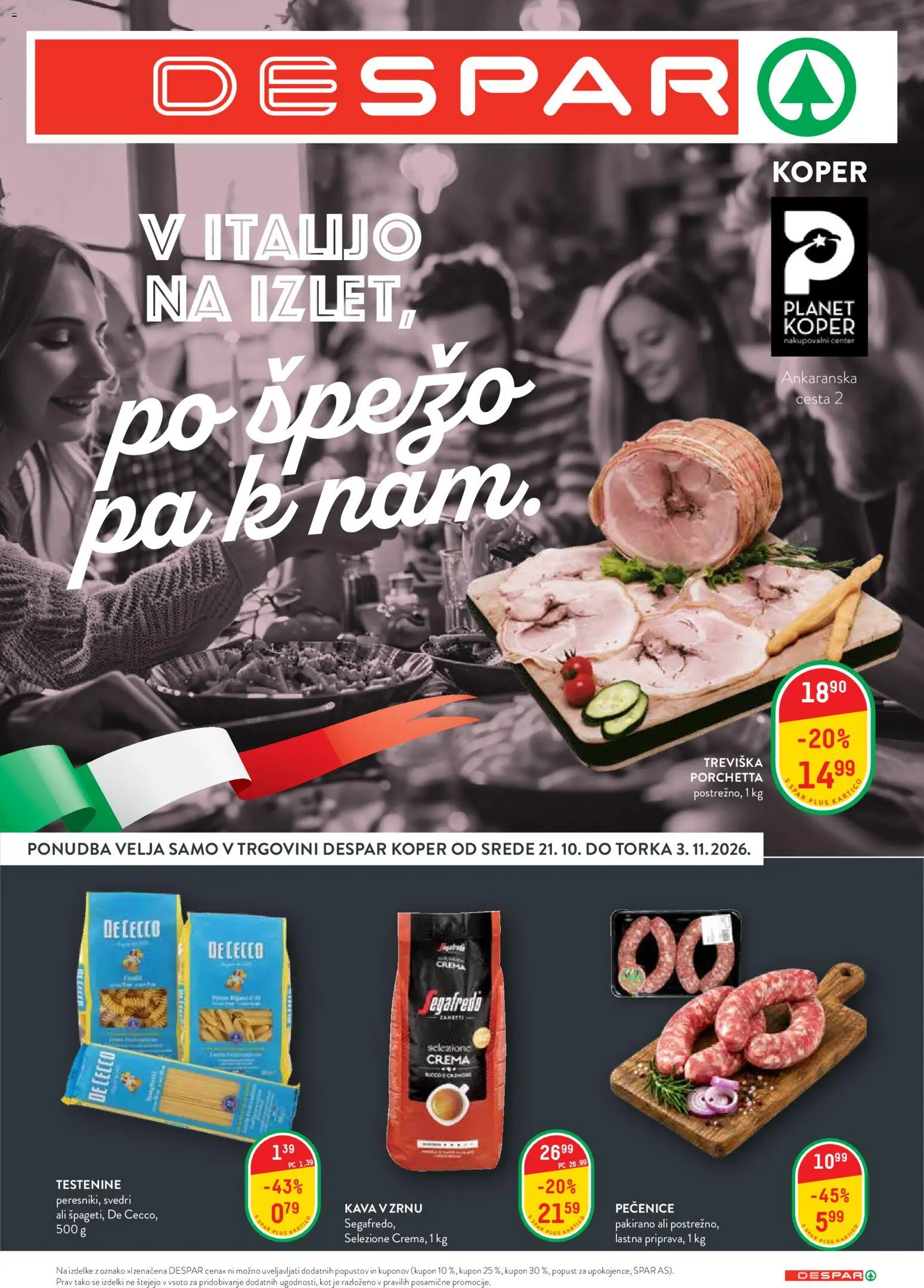 Novi Spar katalog ponudbe – veljaven od 21.10.2026 | Stran: 1