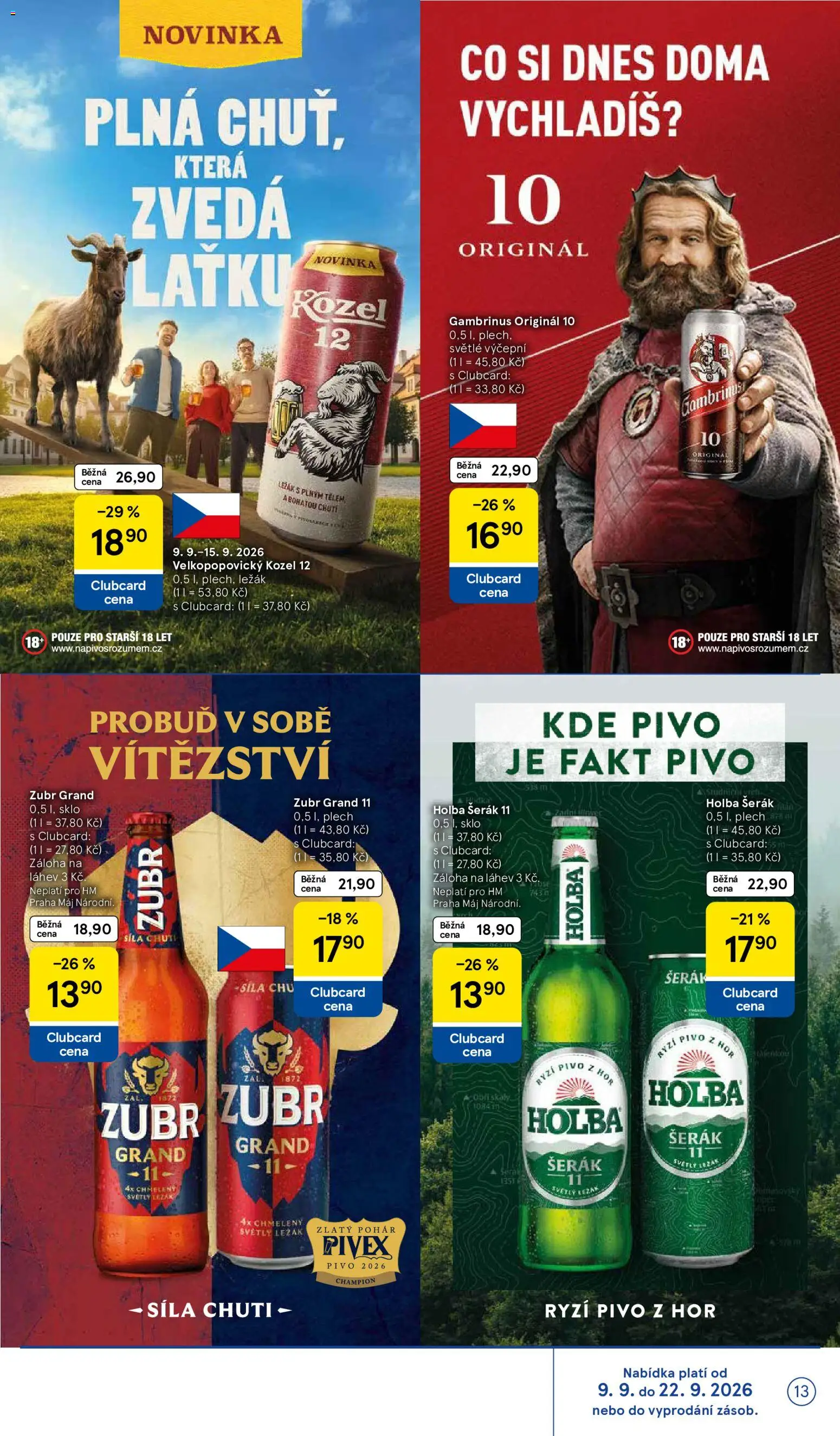 Tesco leták - Hypermarket od 09.09.2026 | Strana: 13