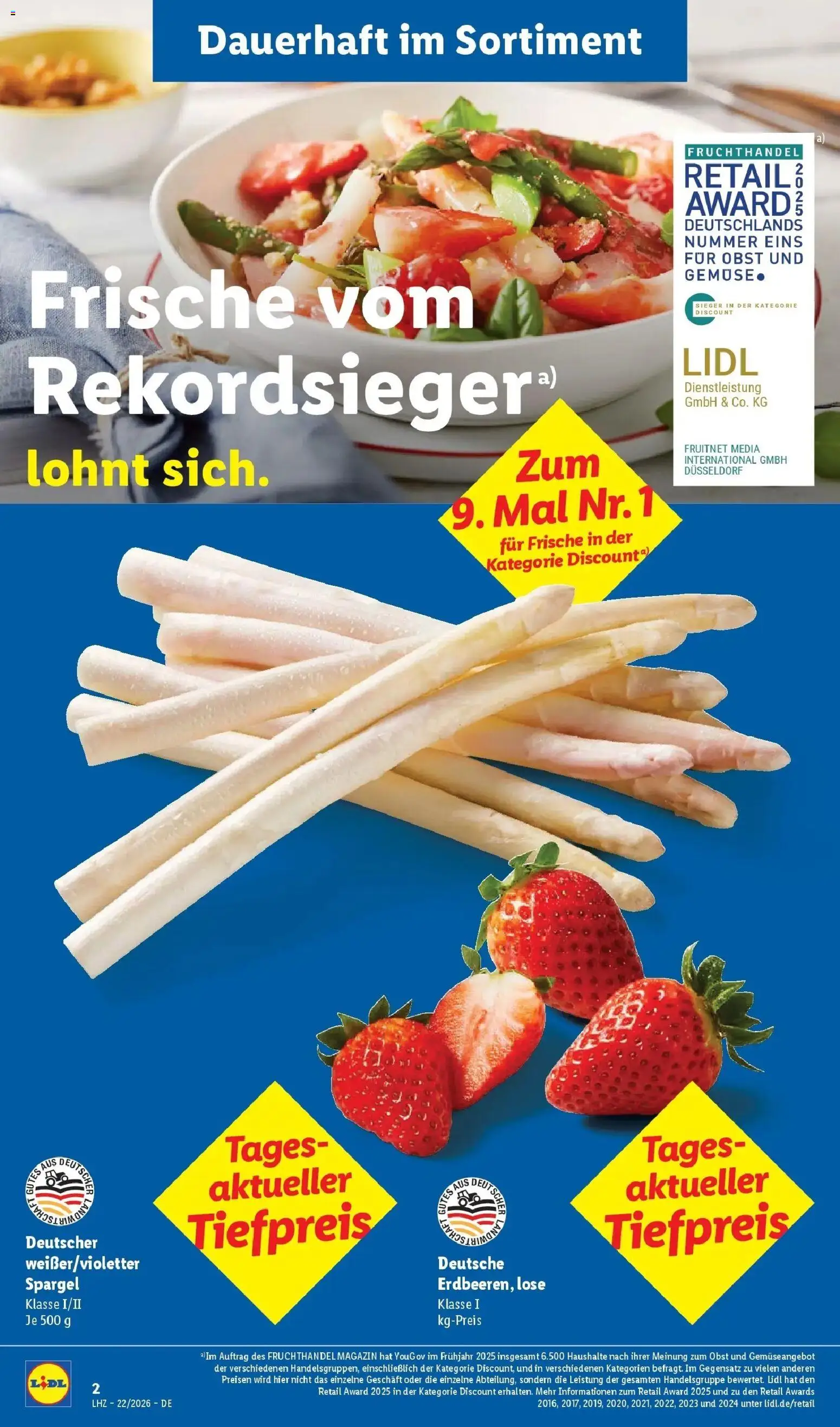 Lidl Prospekt Hof-innenstadt – gültig ab 26.05.2026 | Seite: 4 | Produkte: Spargel, Obst